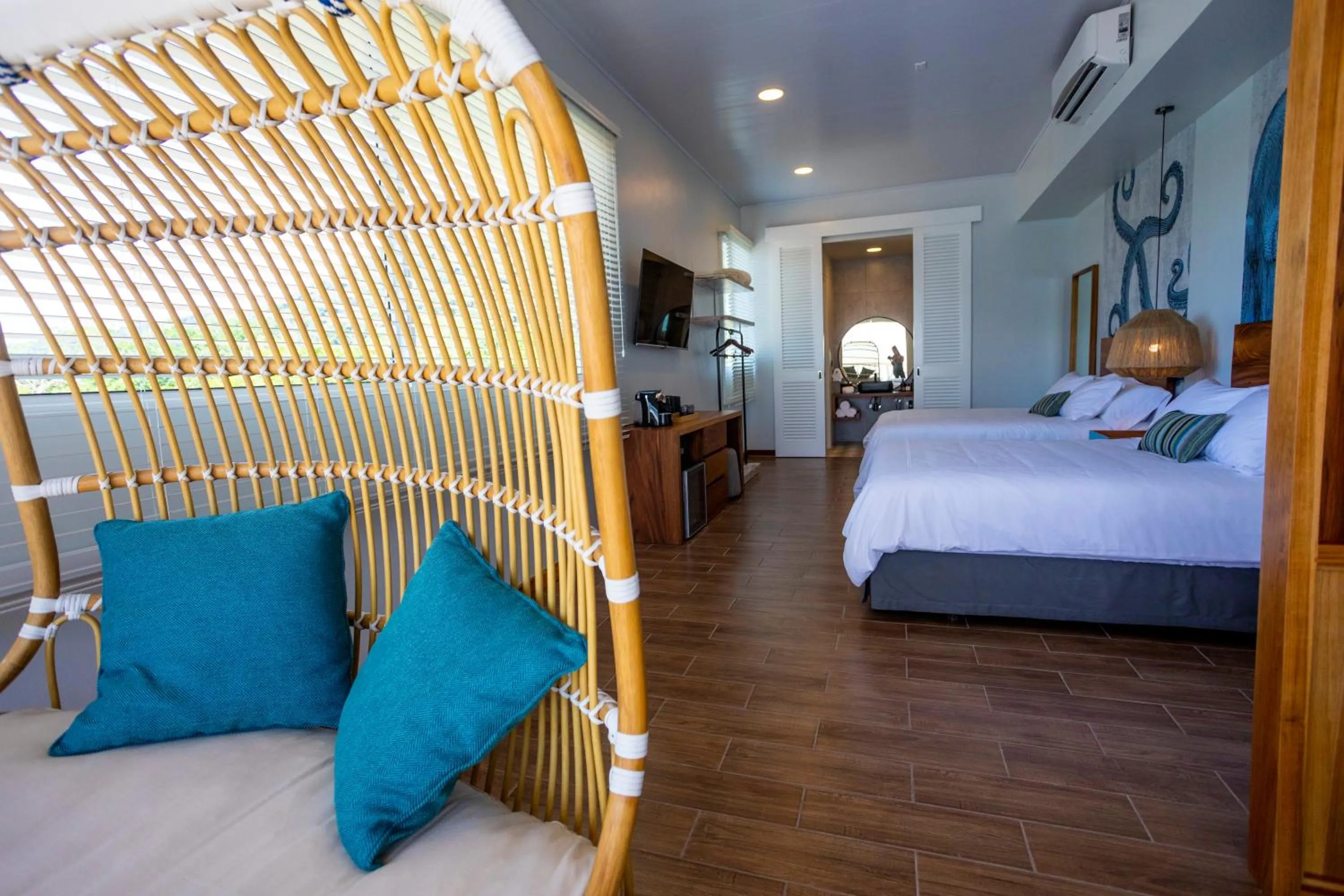 Photo of the whole room, Bed in Amaka Ocean Living Lodge