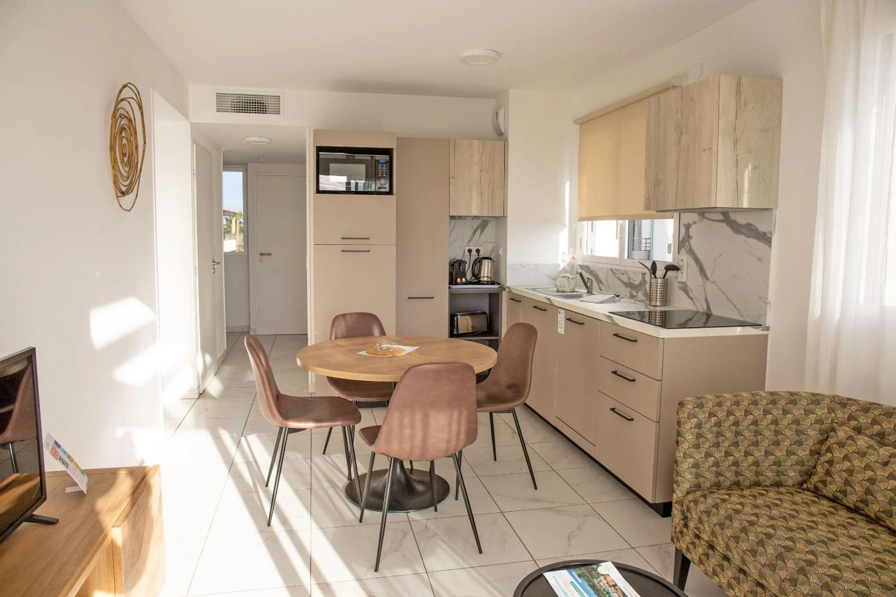 Kitchen or kitchenette in Résidence Pierre & Vacances Premium Horizon Golf