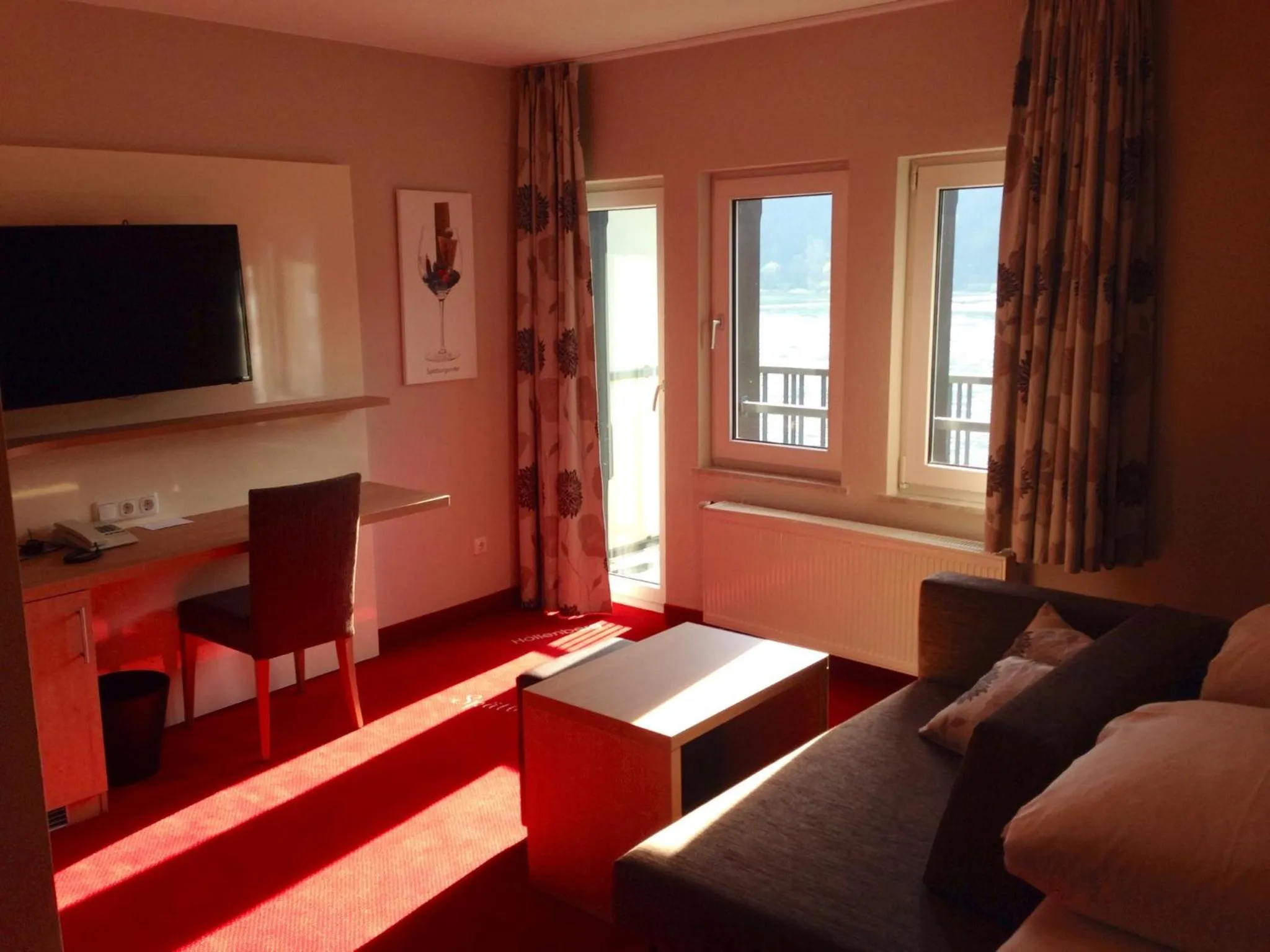 Seating area in Rheinhotel Lamm