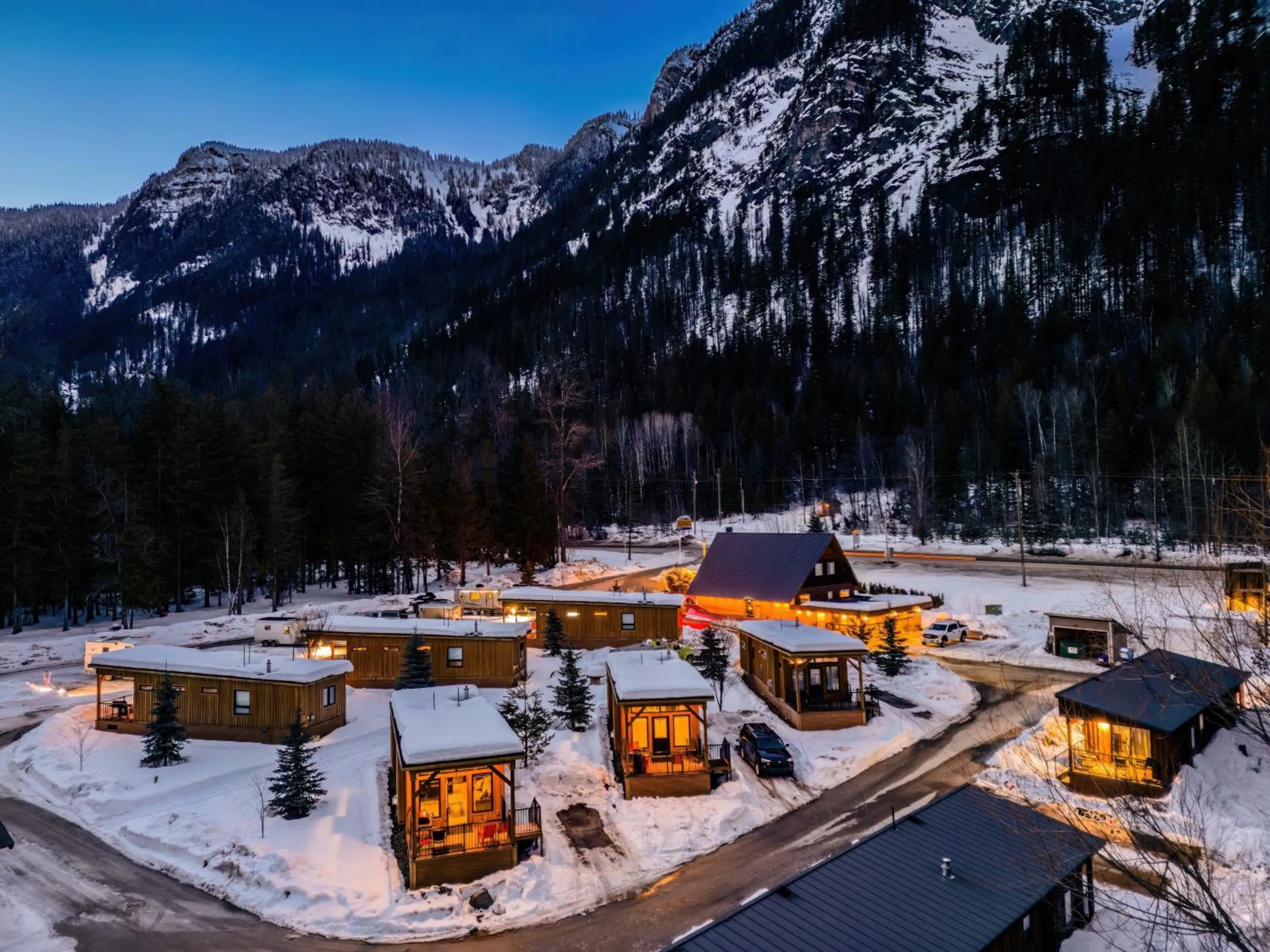 Natural landscape in Boulder Mountain Resort