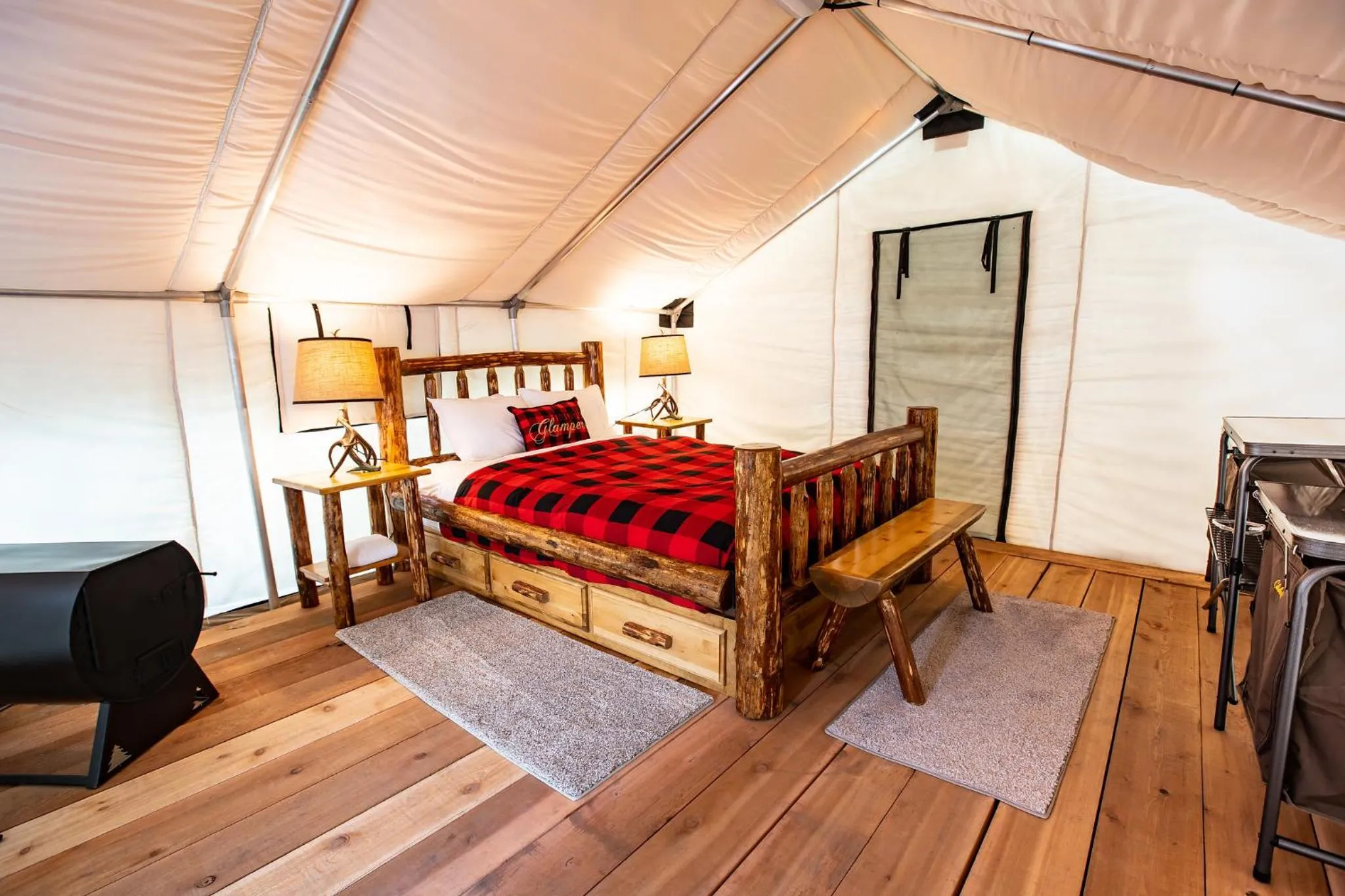 Bed in Boulder Mountain Resort
