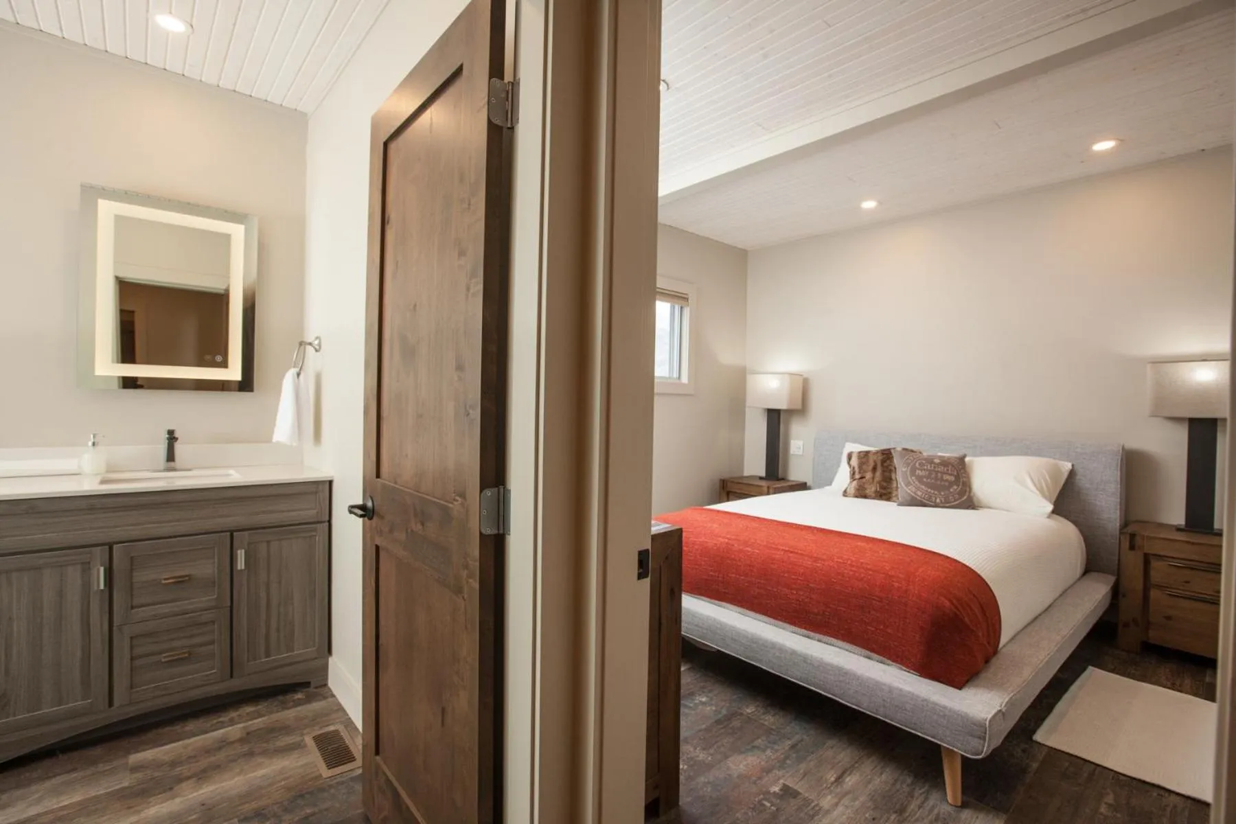 Bed in Boulder Mountain Resort