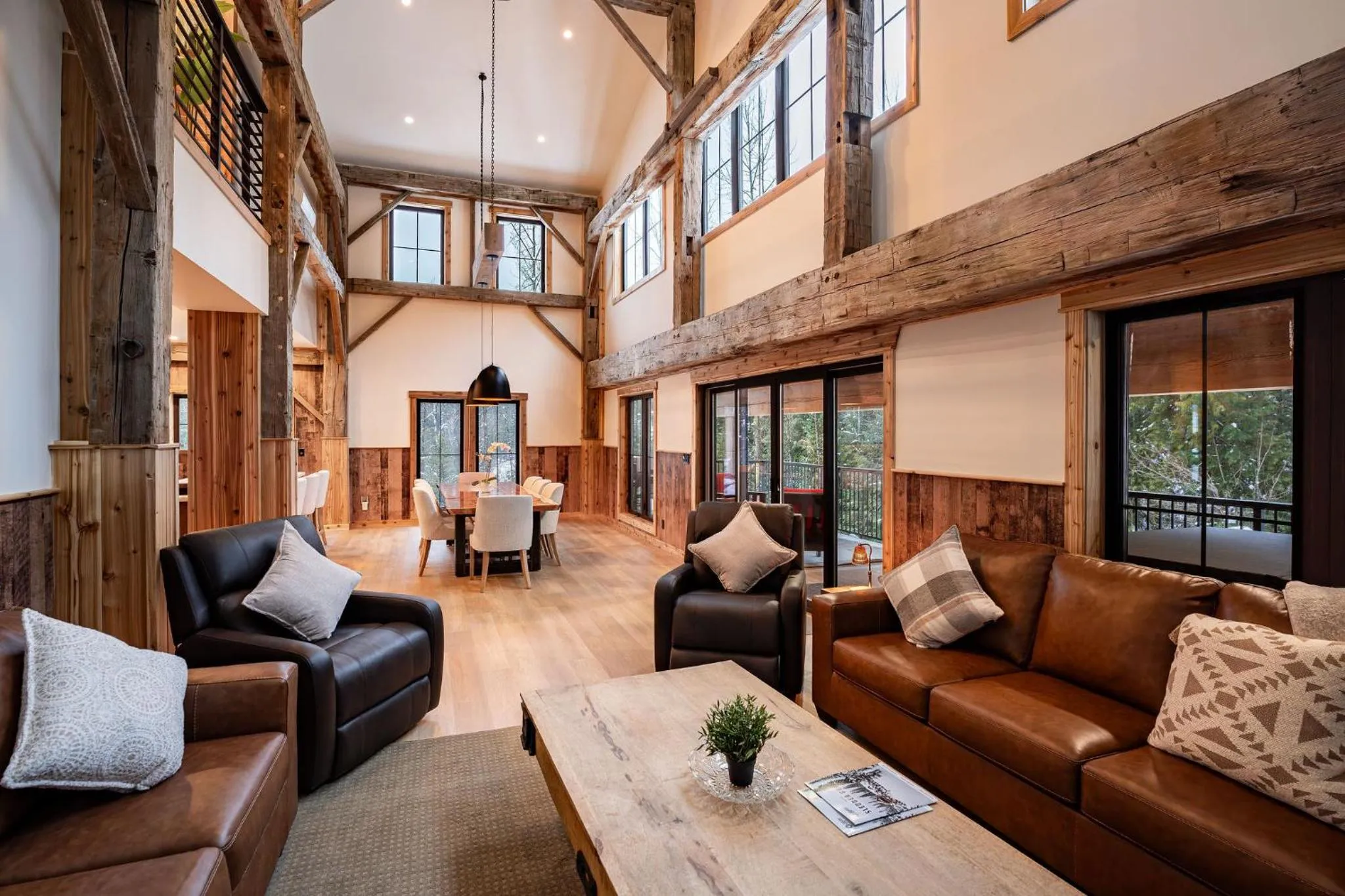 Living room in Boulder Mountain Resort