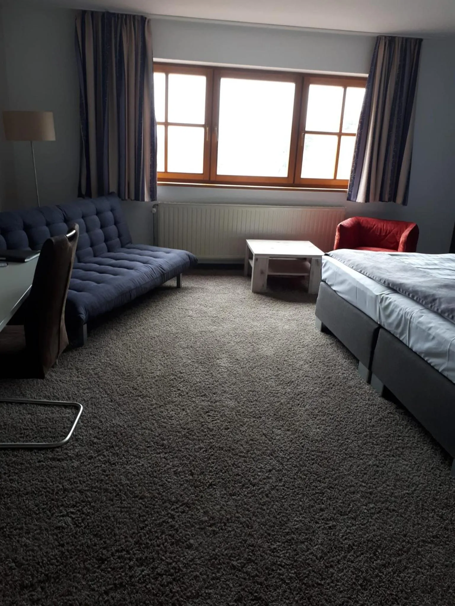 Photo of the whole room, Bed in Seehotel Losheim