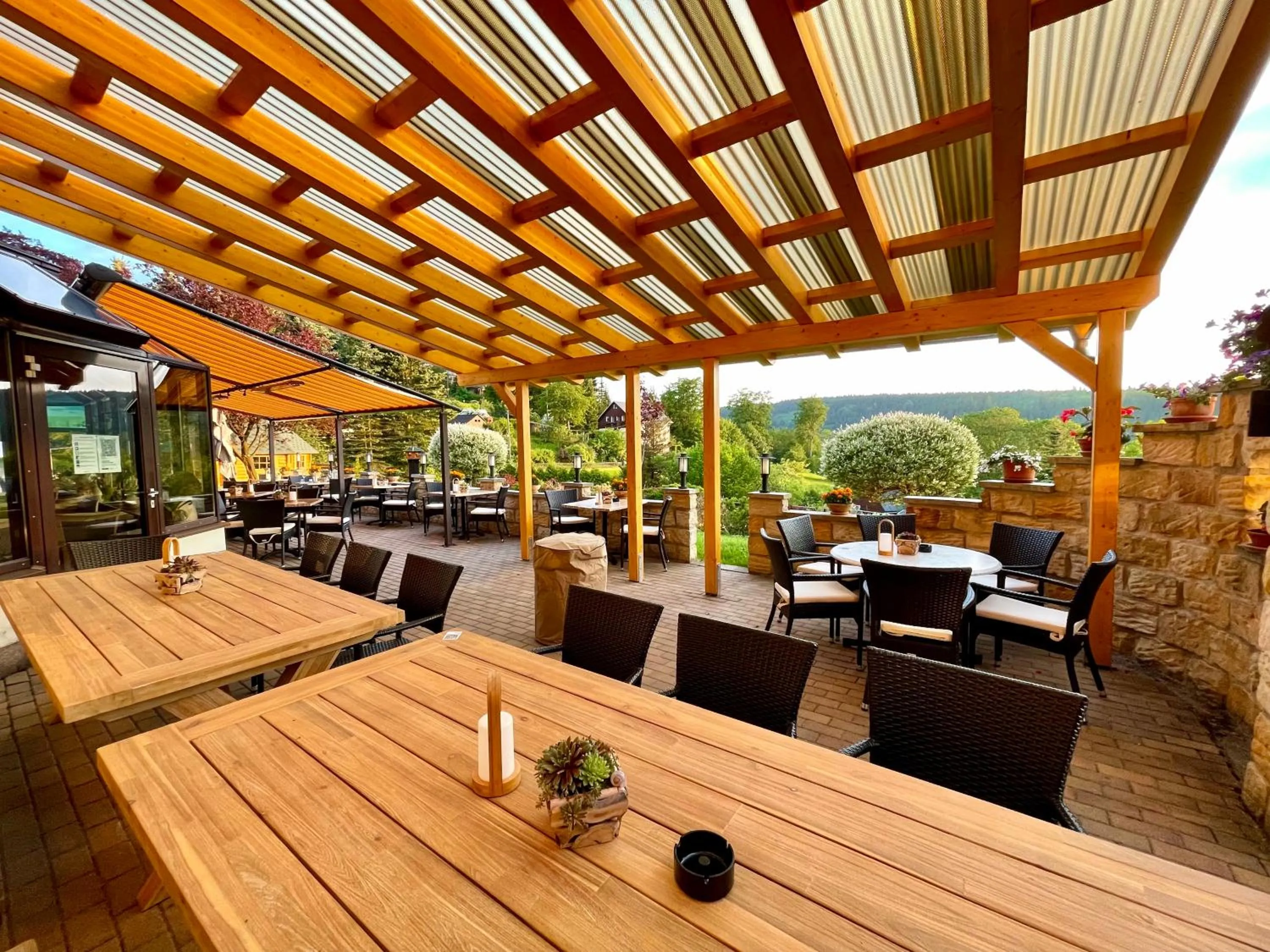 Garden in Naturhotel Gasthof Bärenfels