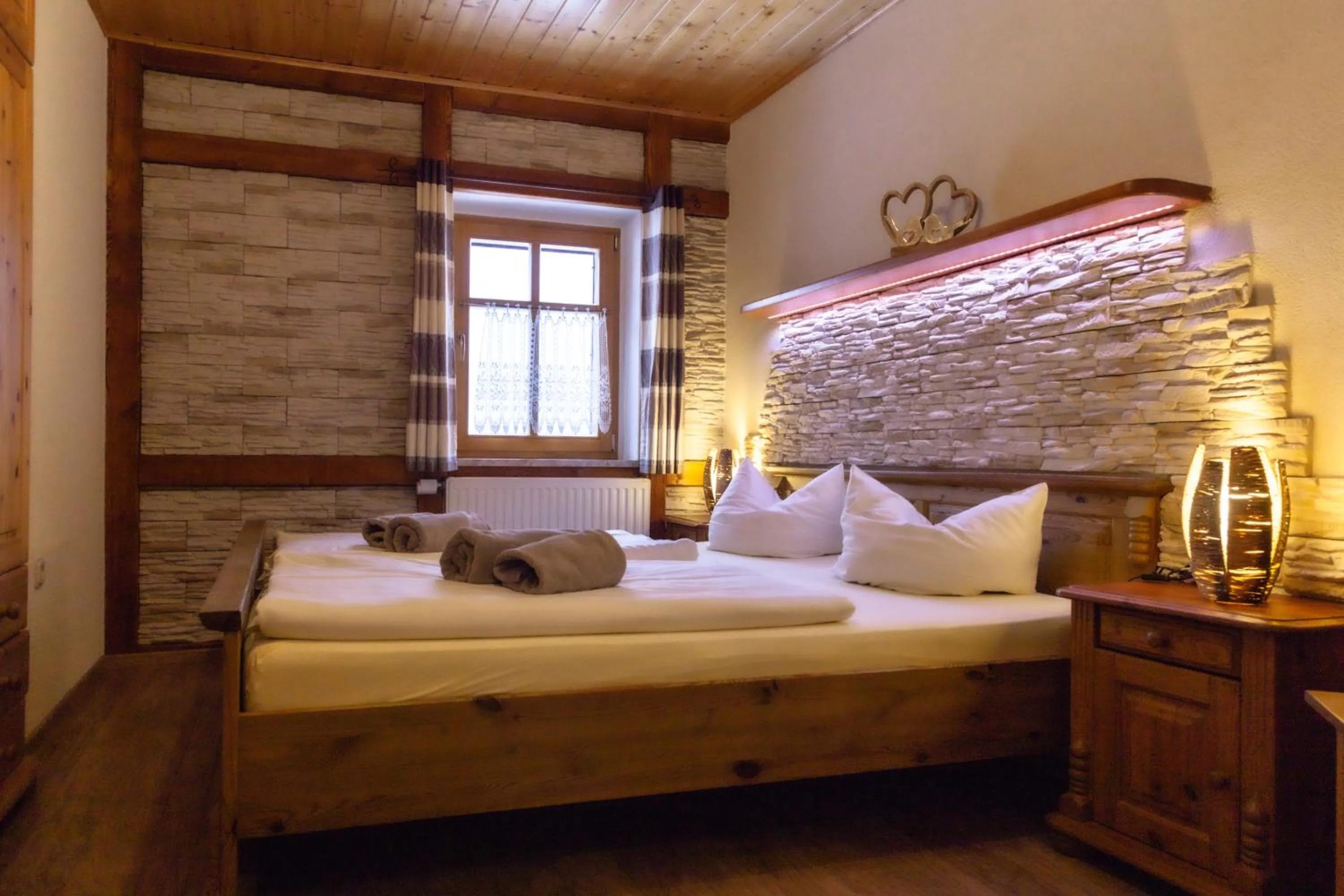 Bedroom, Bed in Naturhotel Gasthof Bärenfels