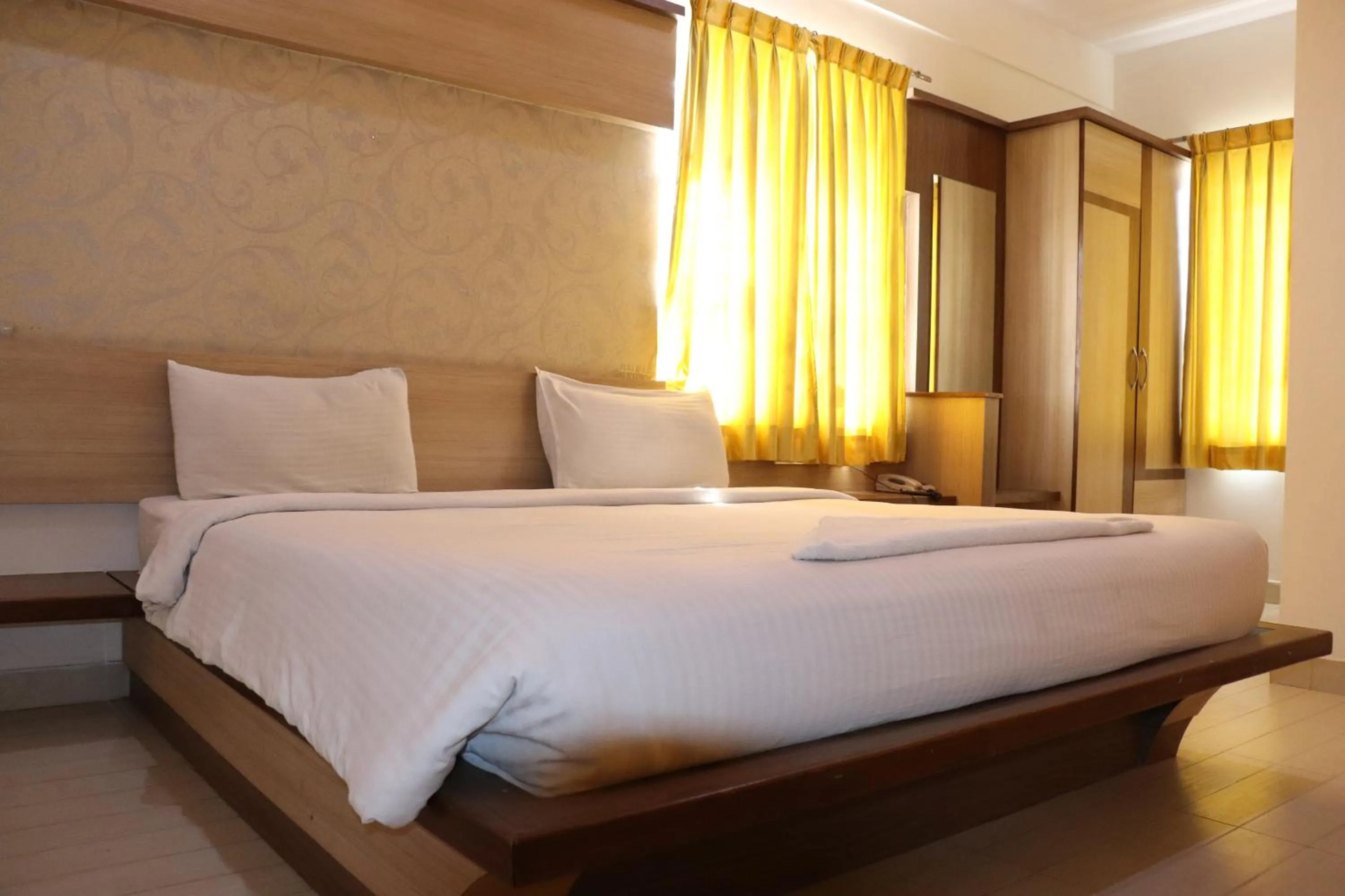 Photo of the whole room, Bed in HOTEL SRI VAARI RESIDENCY