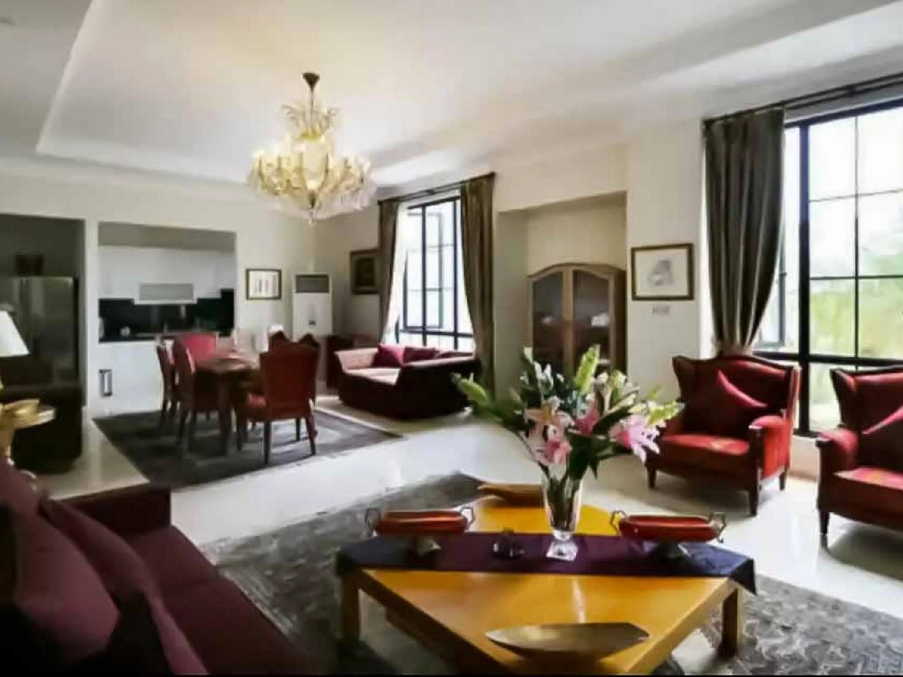 Living room in Bangka Suite Mitra RedDoorz