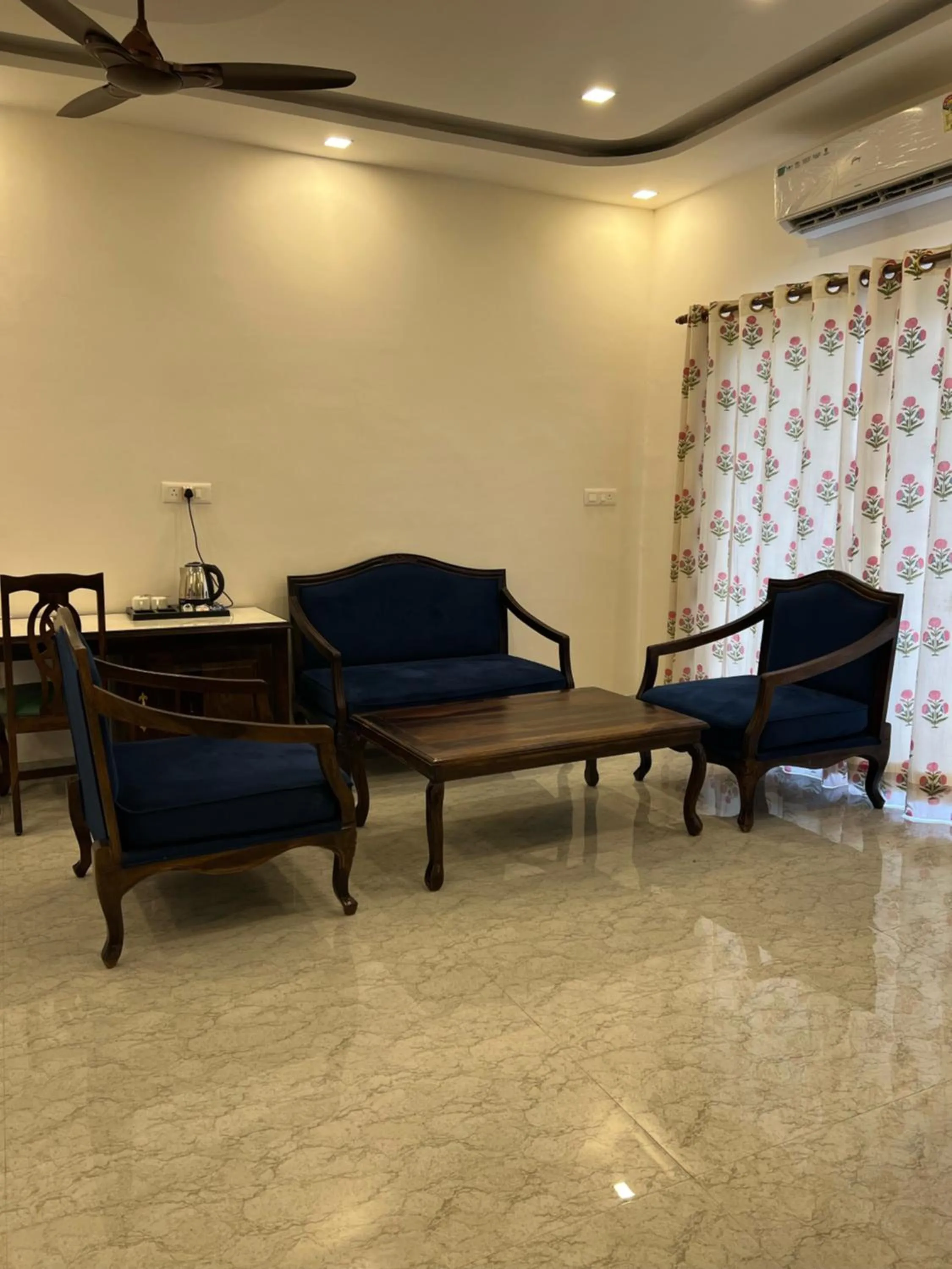 Living room in Rangmahal Pushkar by DIV HOSPITALITY