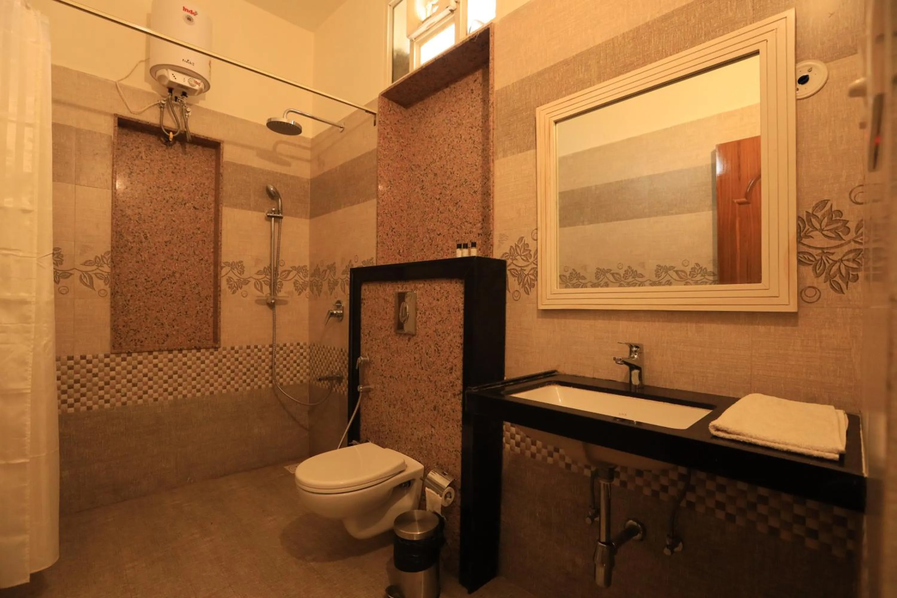 Bathroom in Rangmahal Pushkar by DIV HOSPITALITY