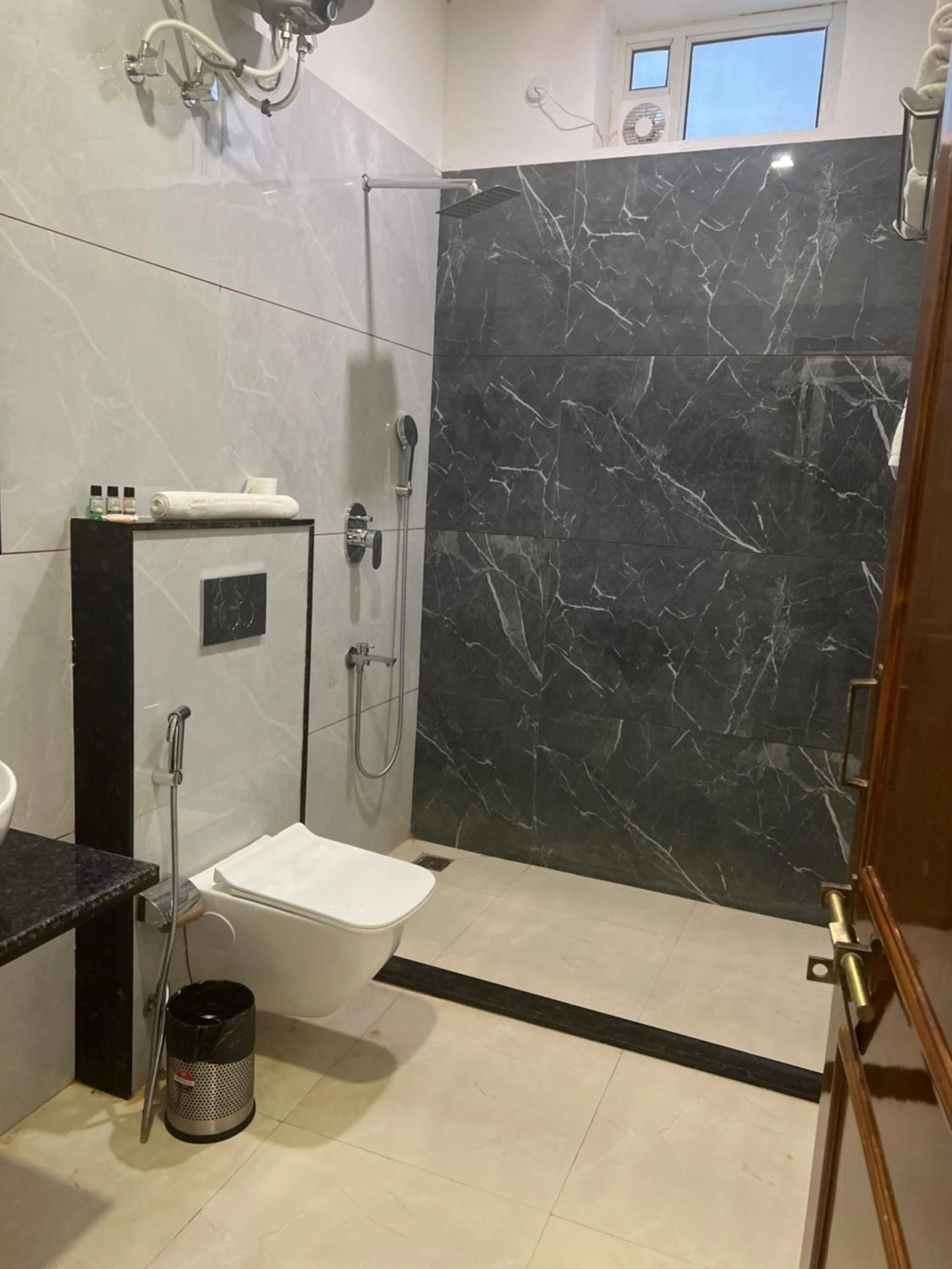 Bathroom in Rangmahal Pushkar by DIV HOSPITALITY