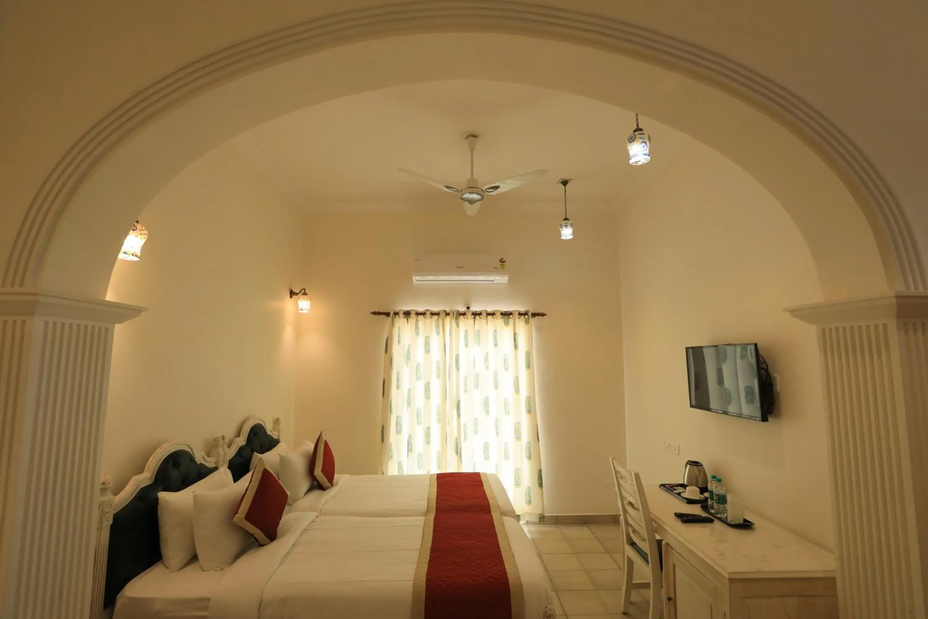 Photo of the whole room, Bed in Rangmahal Pushkar by DIV HOSPITALITY