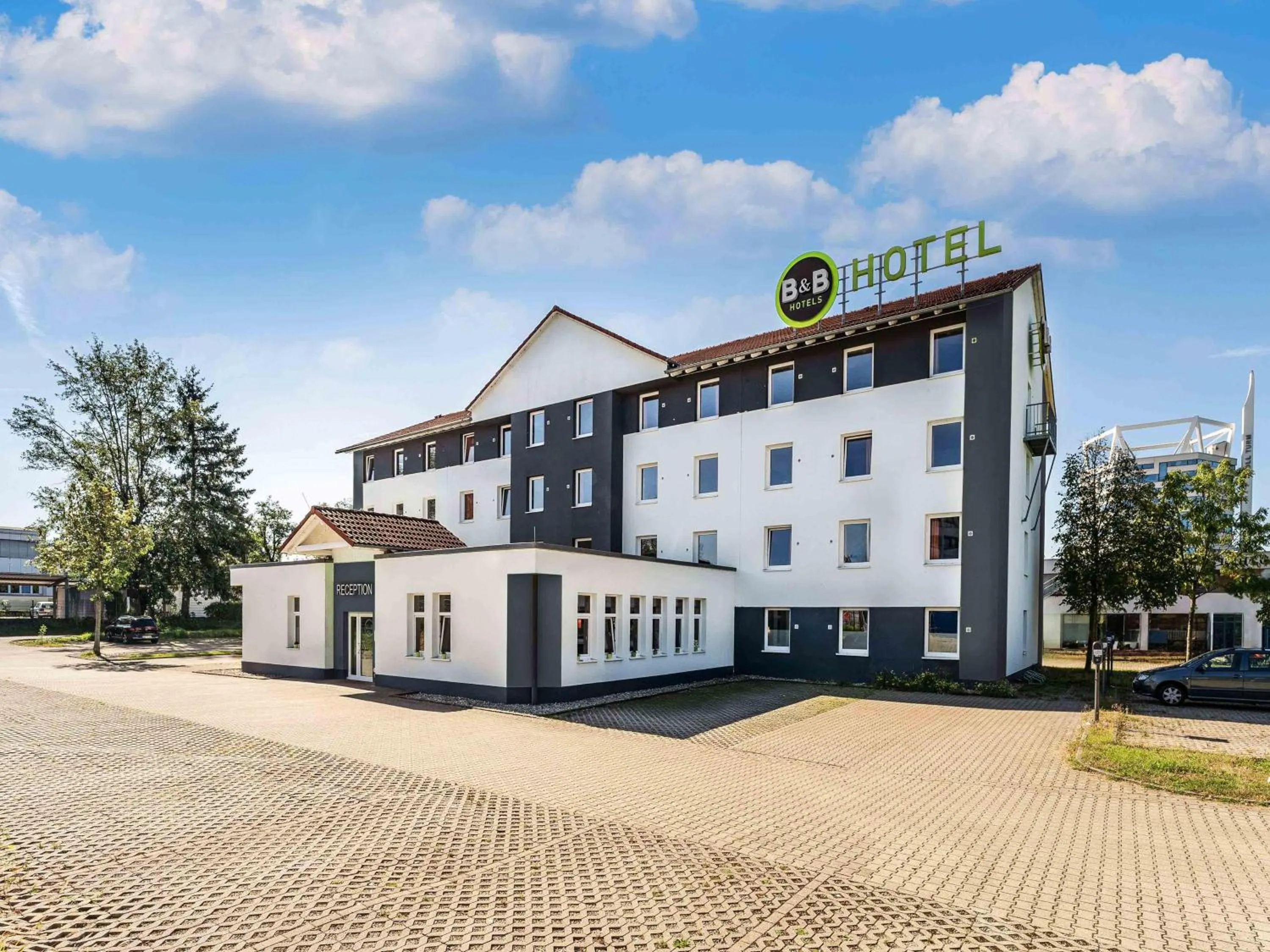 Property building in B&B Hotel Freiburg-Nord