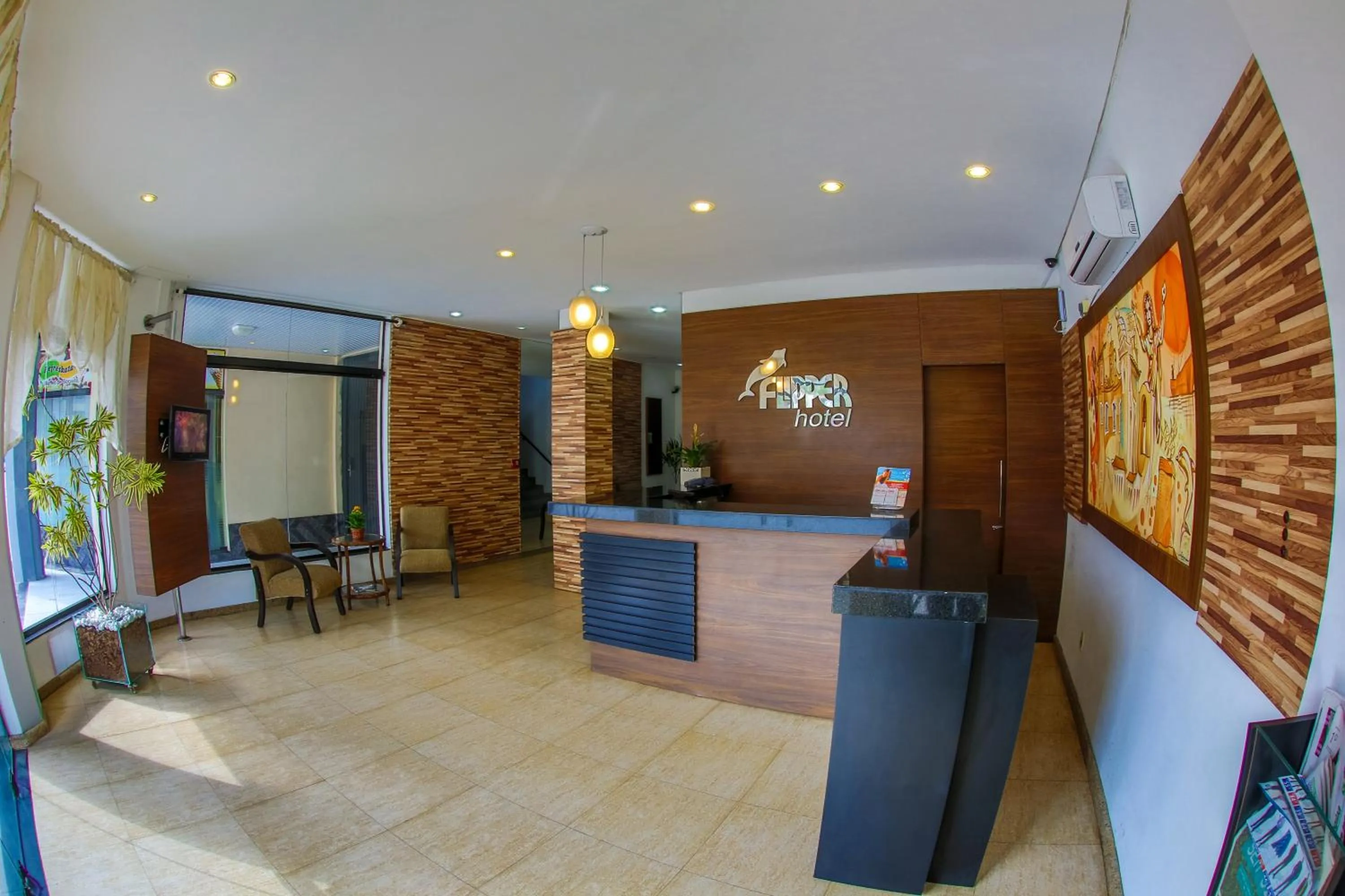 Lobby or reception in Flipper Hotel