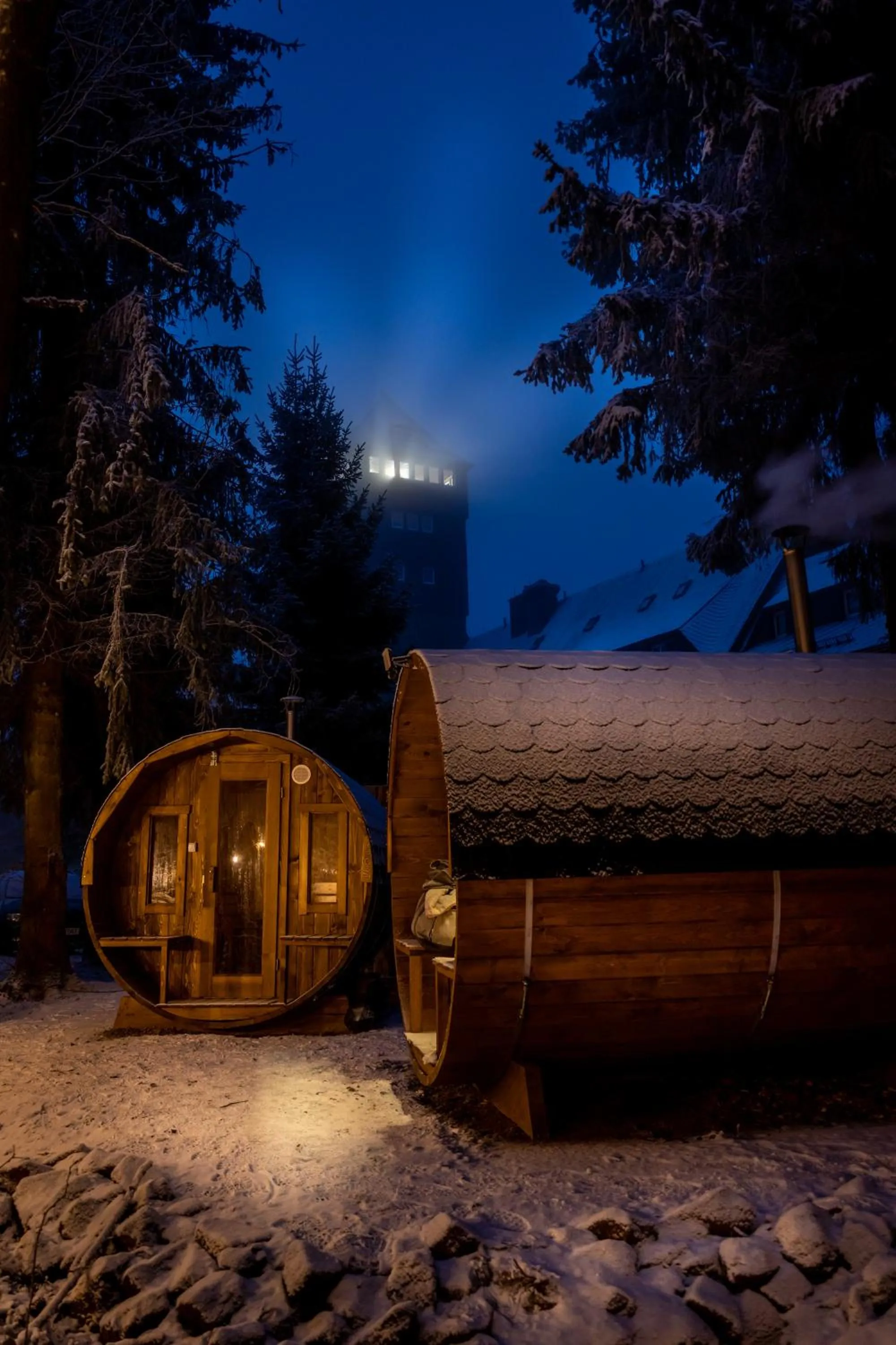 Sauna in Berghotel Bärenstein