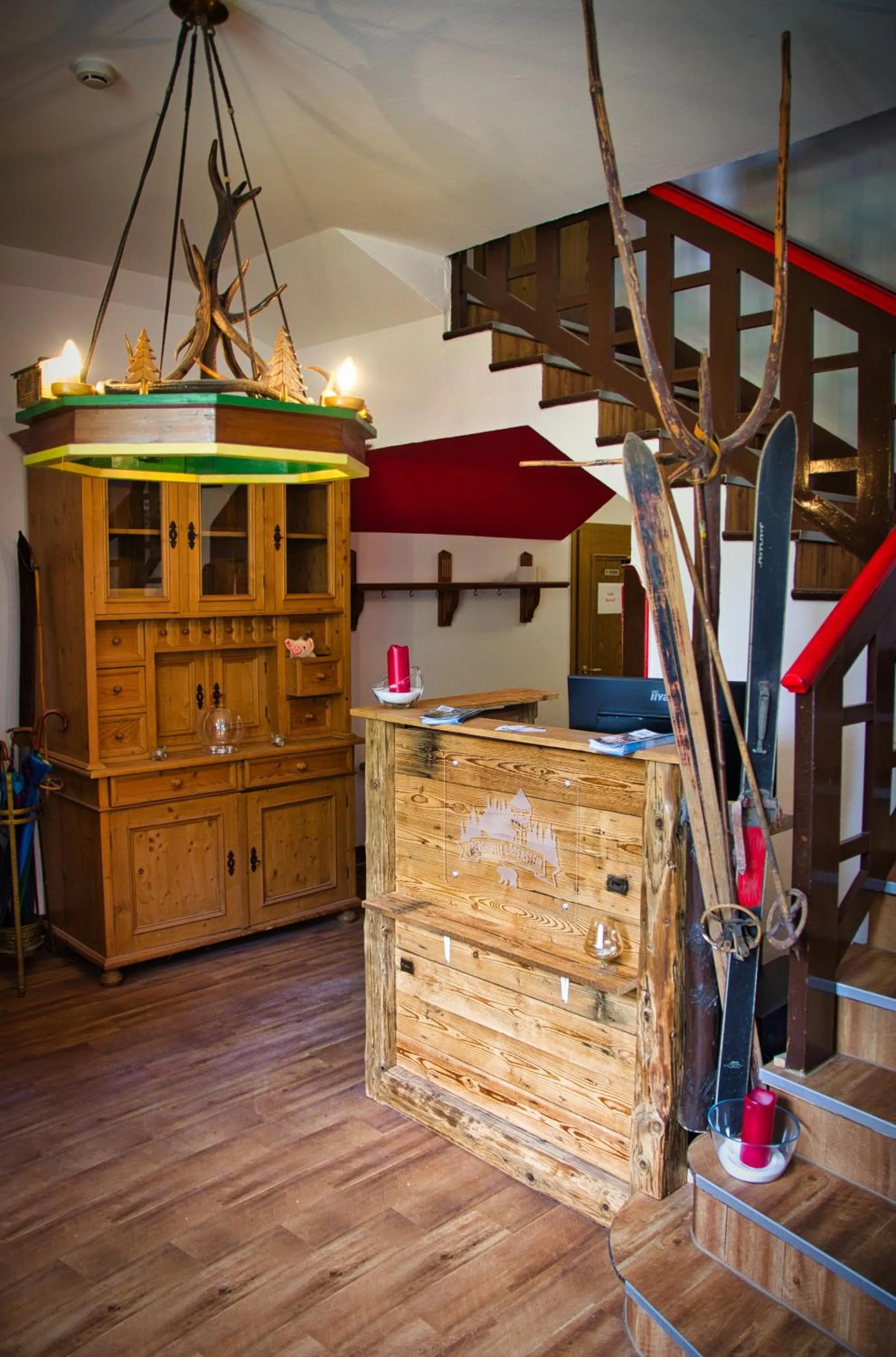 Lobby or reception in Berghotel Bärenstein