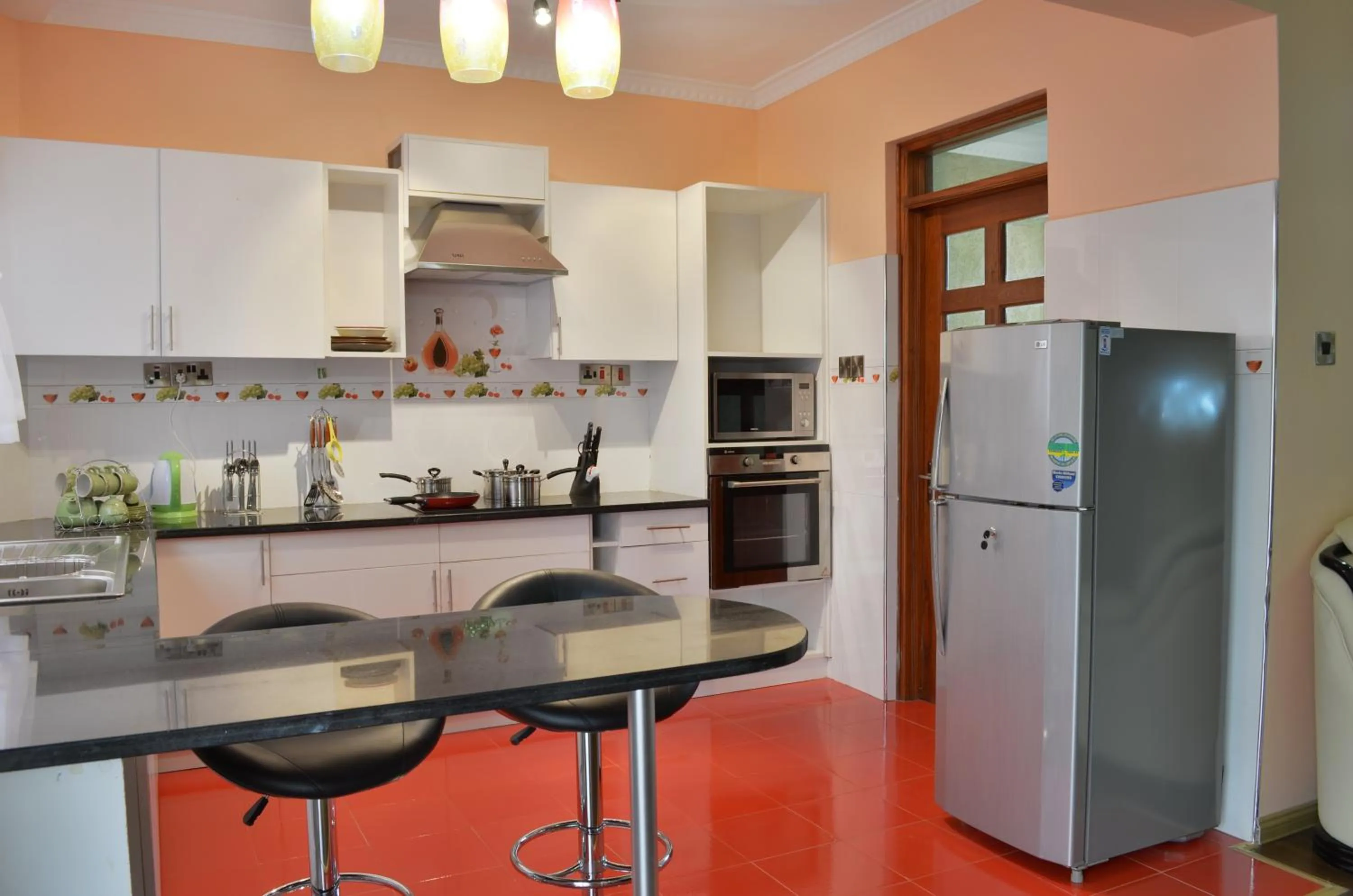 Living room in Fahari Palace Serviced Apartments