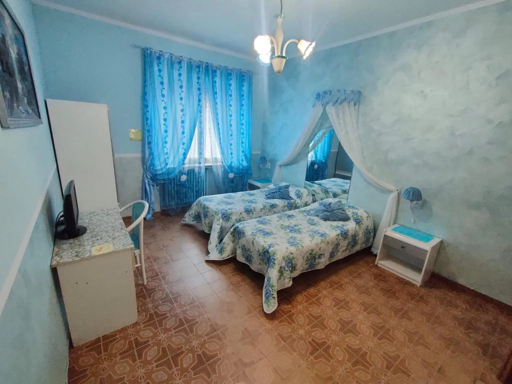 Bed in Hotel Serenella