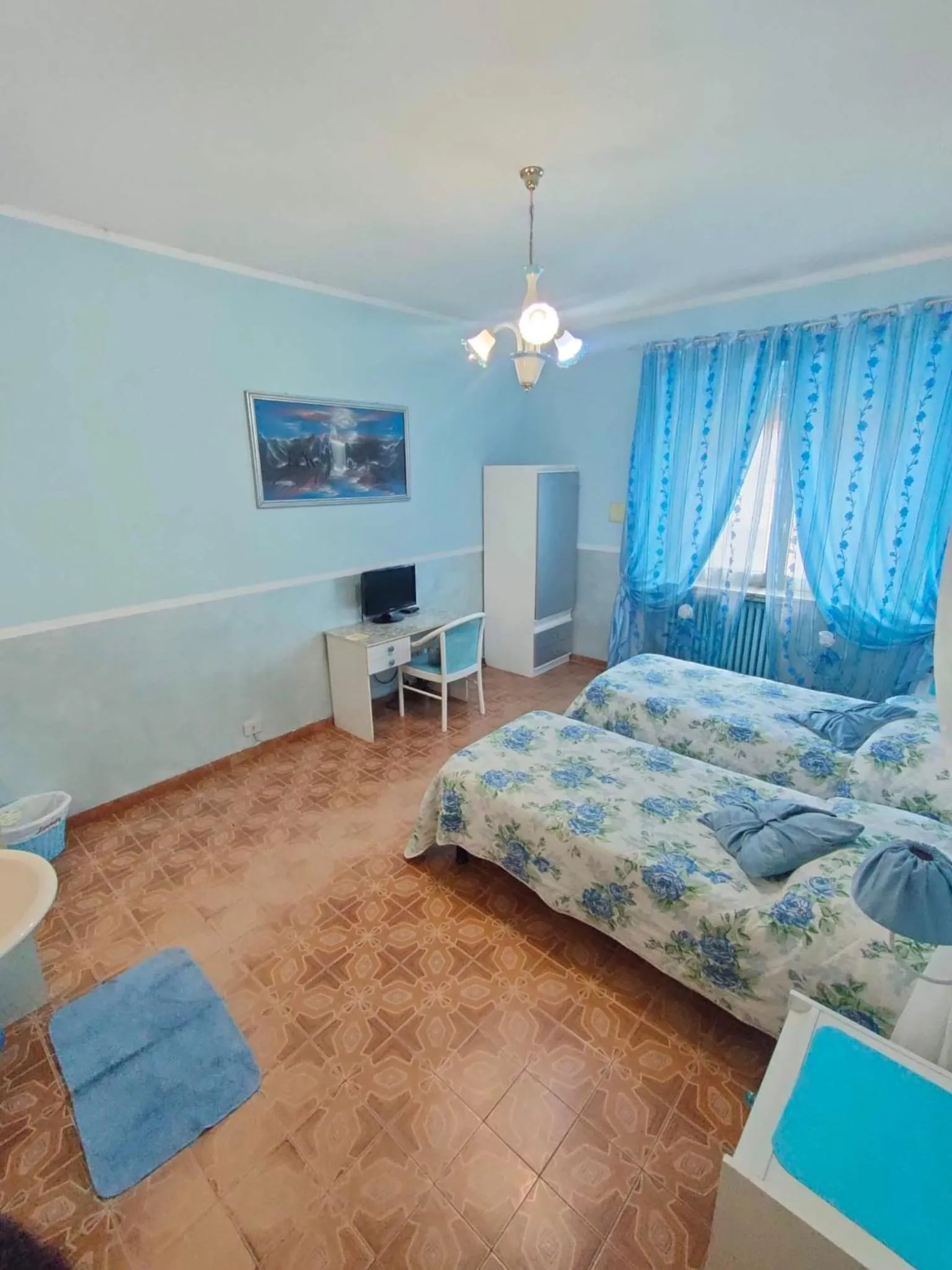 Bed in Hotel Serenella