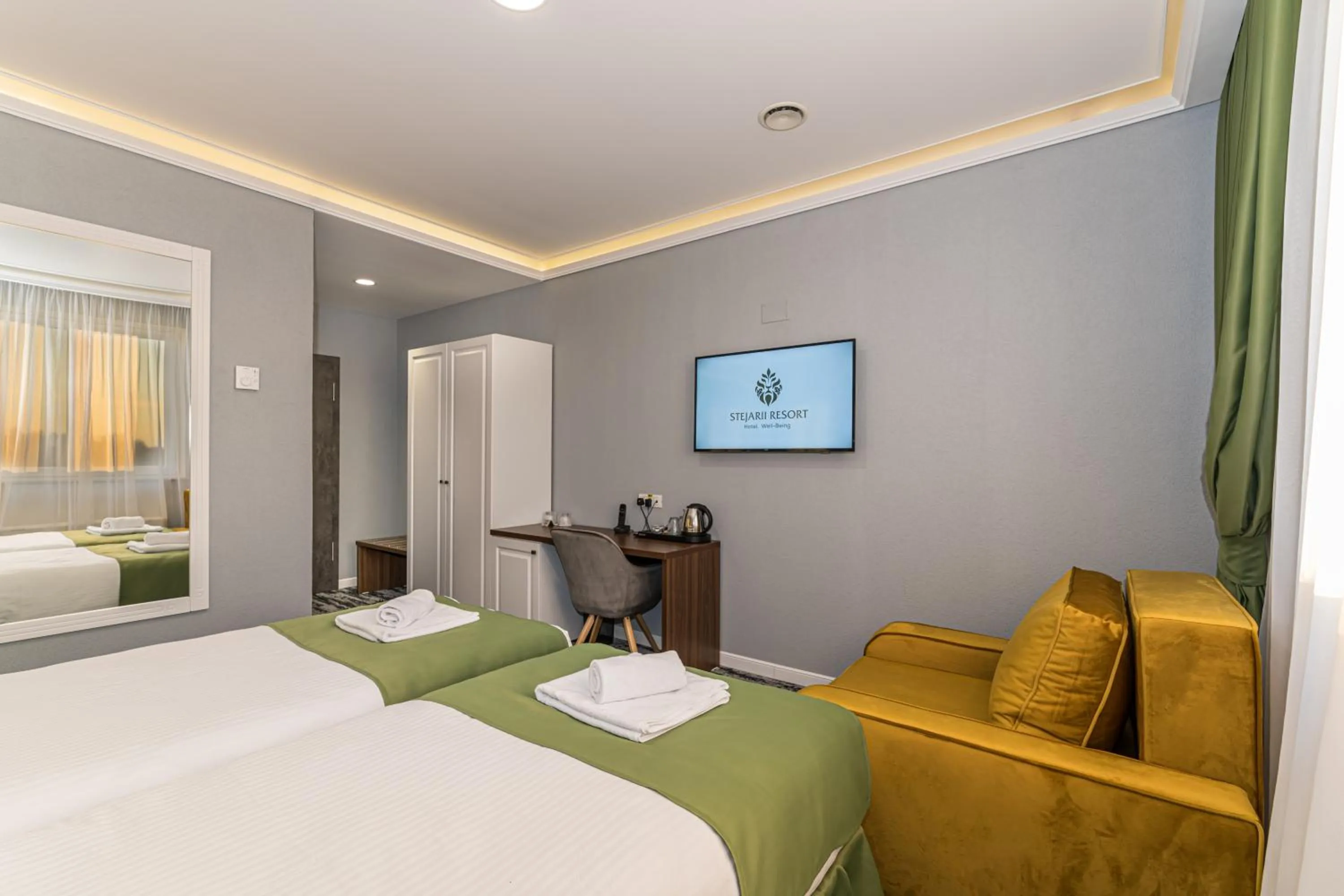 Bedroom, Bed in Stejarii Resort