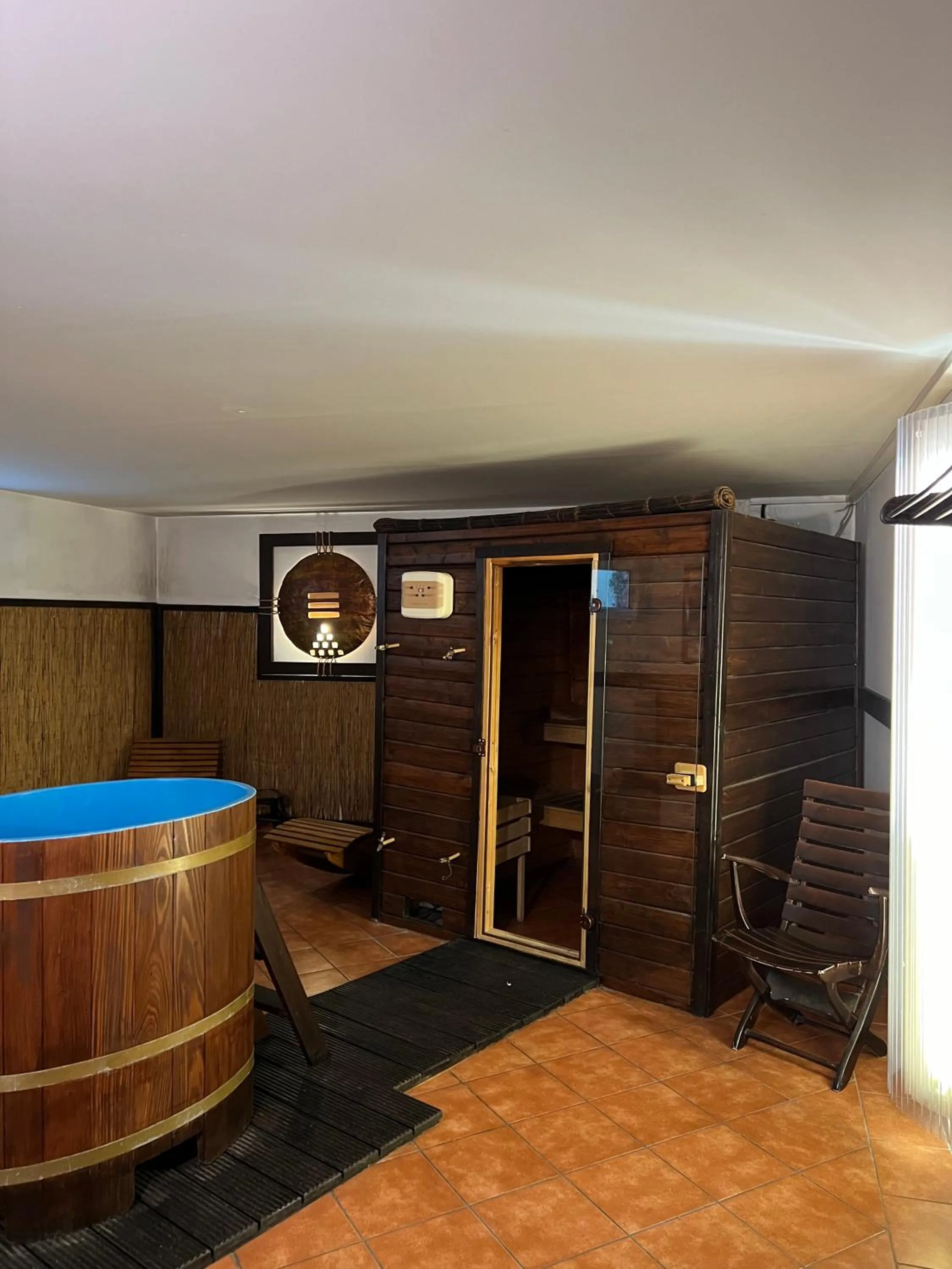 Sauna in Runas Air Muc Park Sleep & Fly