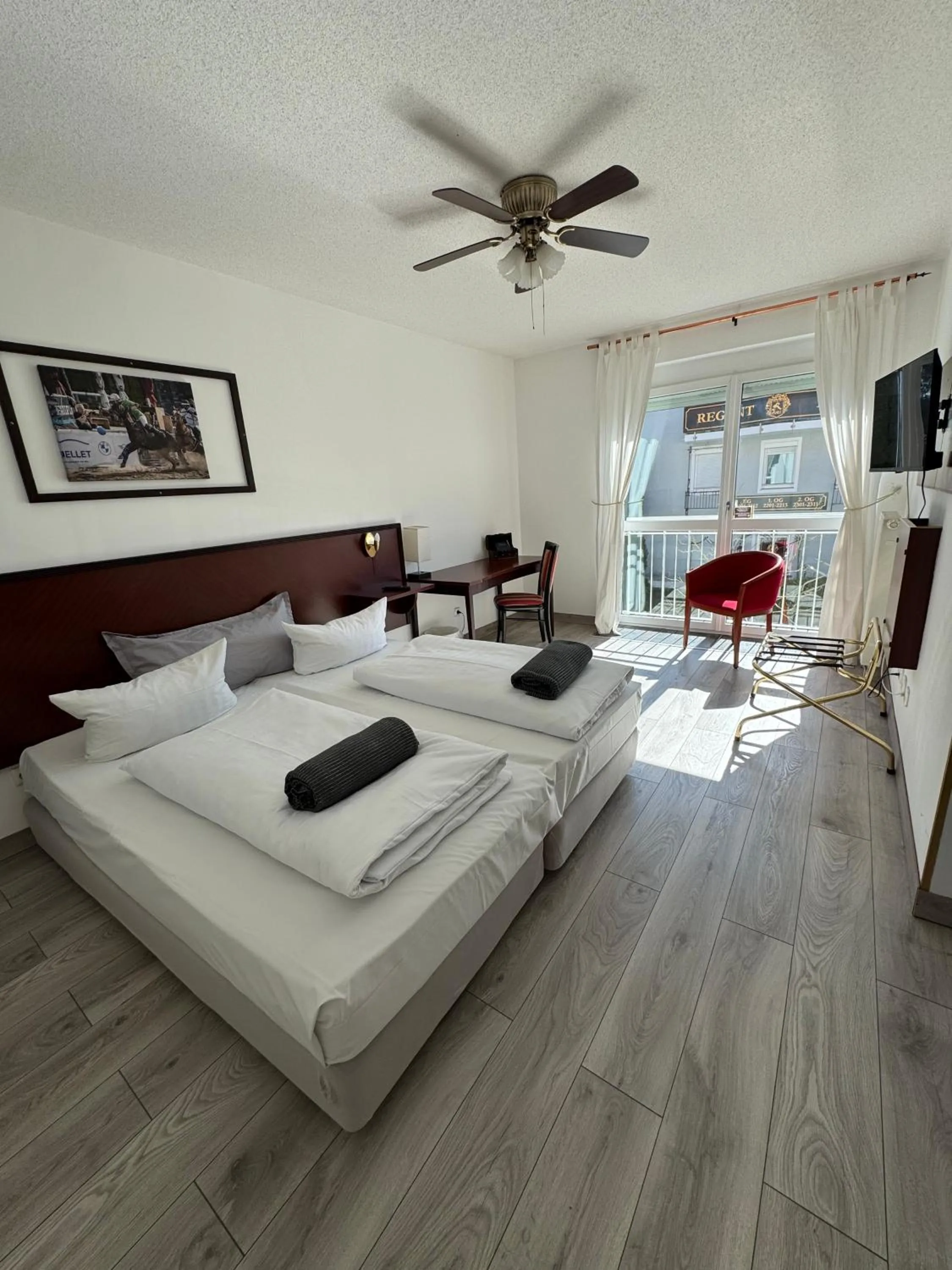 Bedroom, Bed in Runas Air Muc Park Sleep & Fly