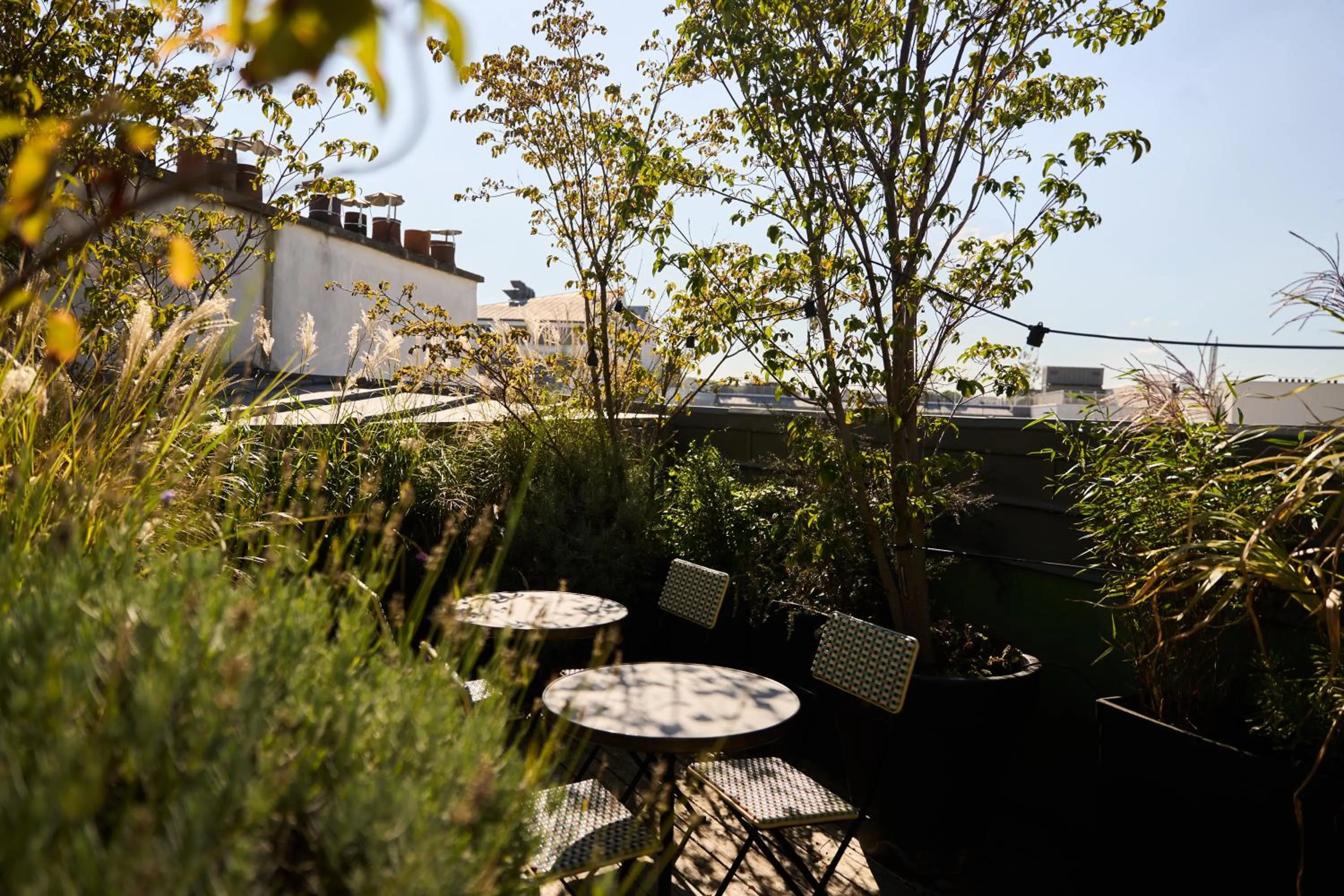 Balcony/Terrace in Hôtel du Sentier