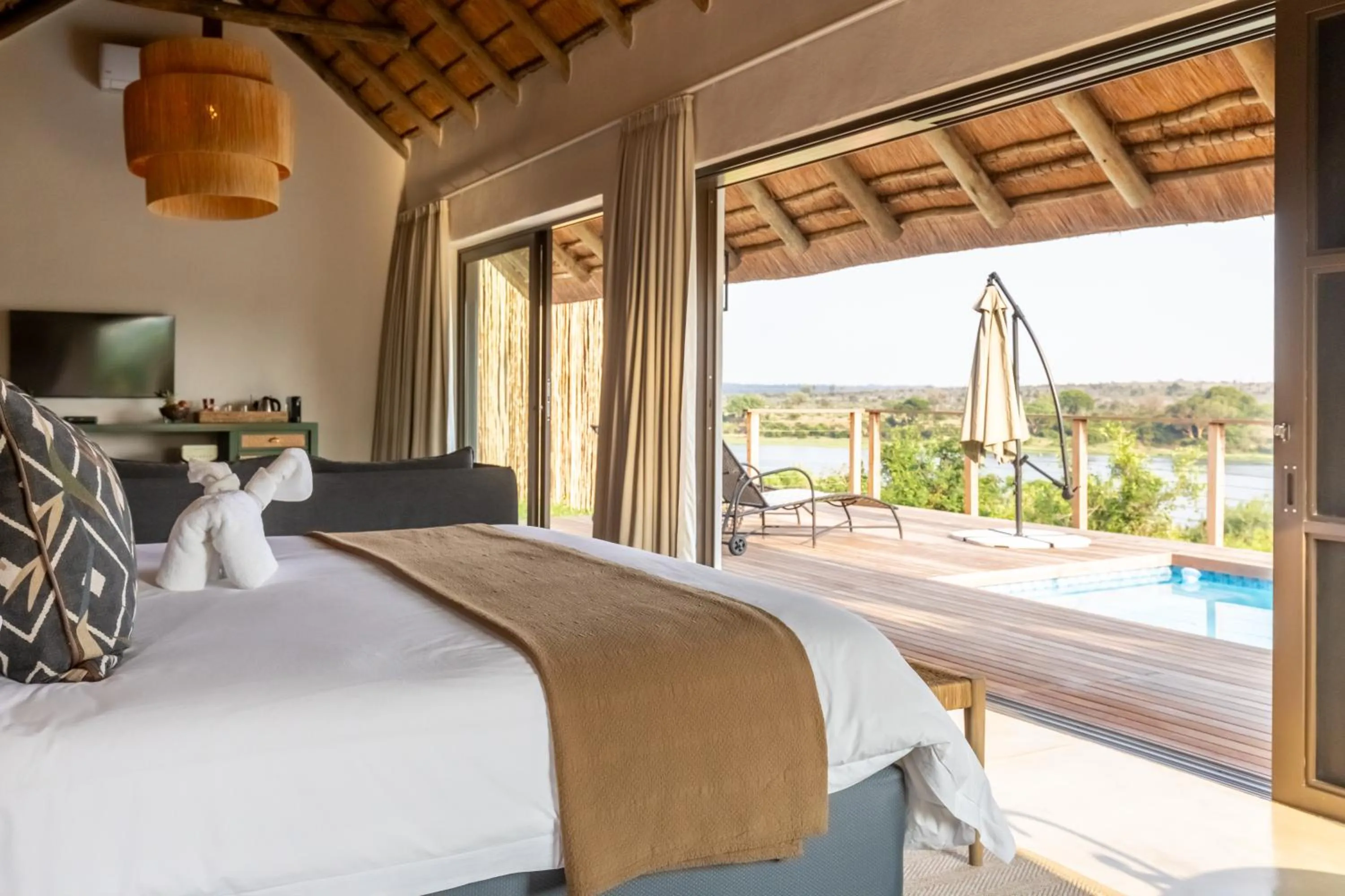 View (from property/room), Bed in Buhala Lodge