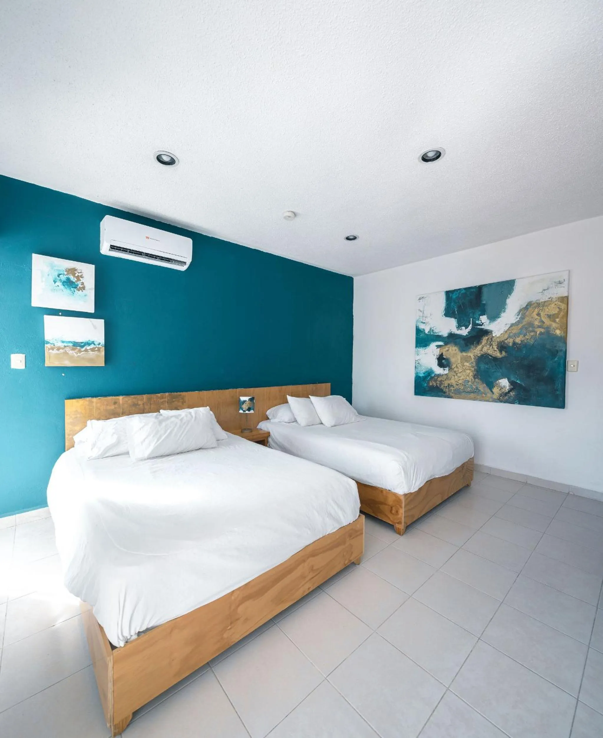 Bed in HOTEL & BEACH CLUB OJO DE AGUA