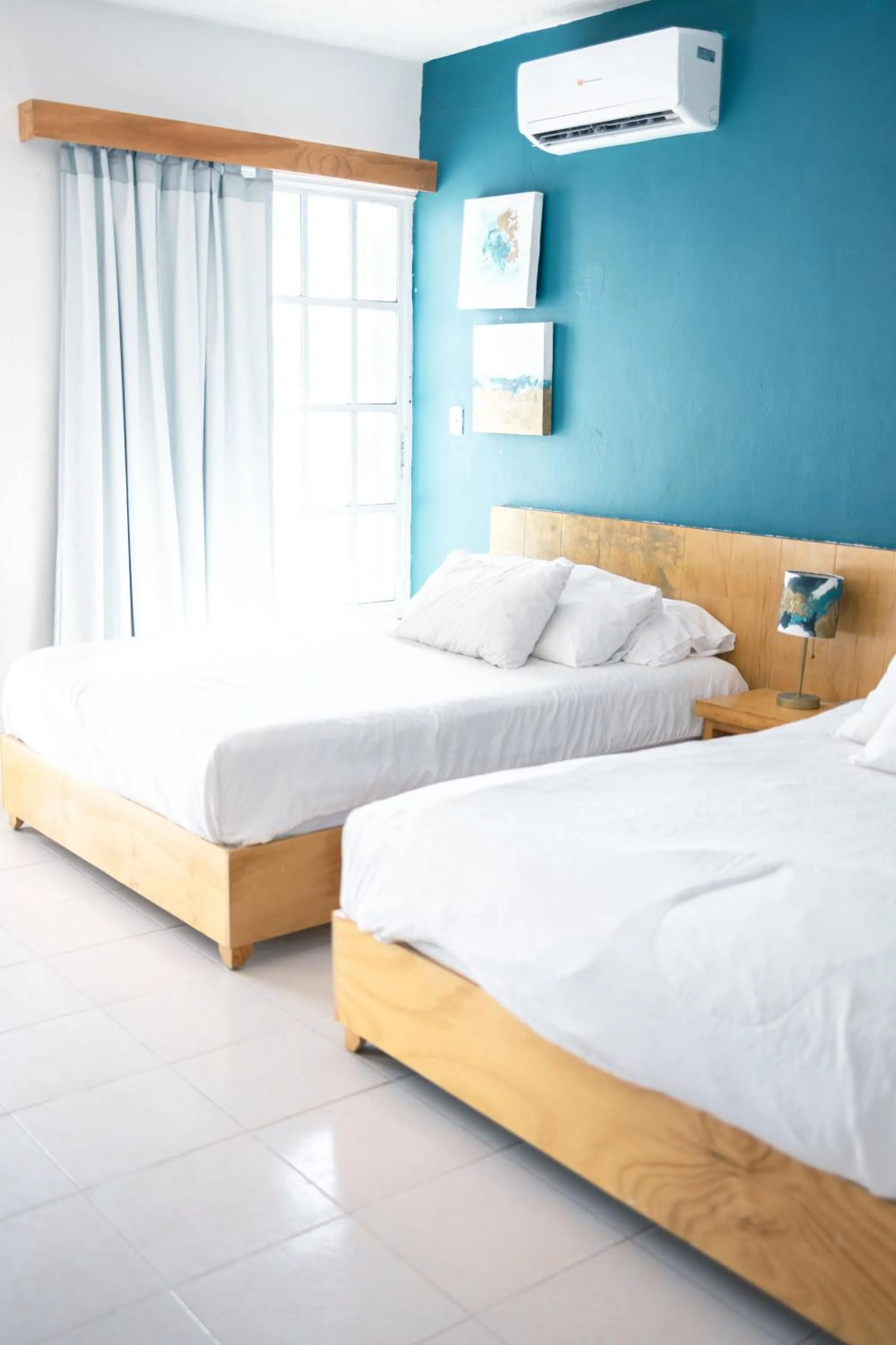 Bed in HOTEL & BEACH CLUB OJO DE AGUA