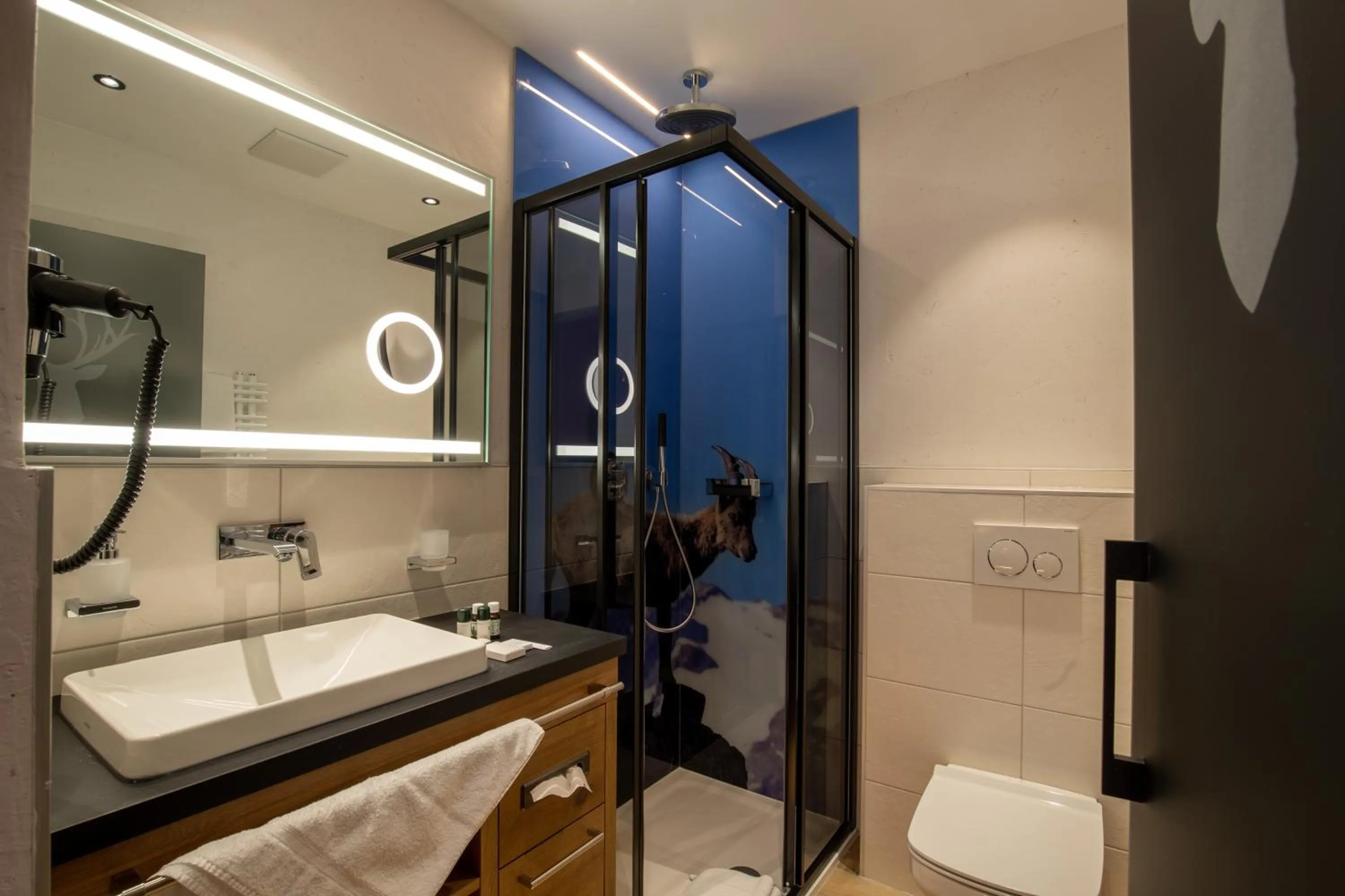 Bathroom in Hotel Garni Monte Bianco