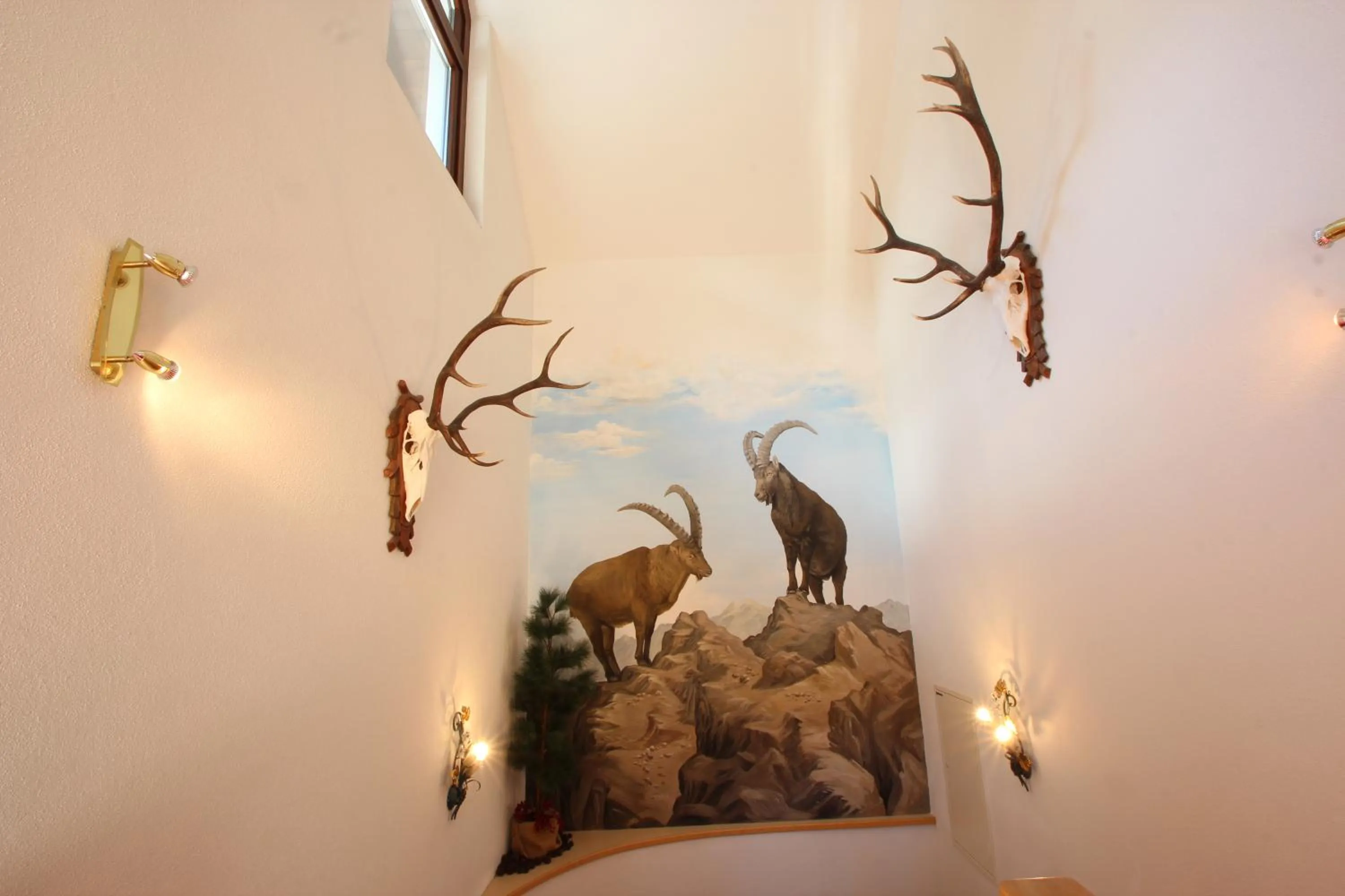 Decorative detail in Hotel Garni Monte Bianco
