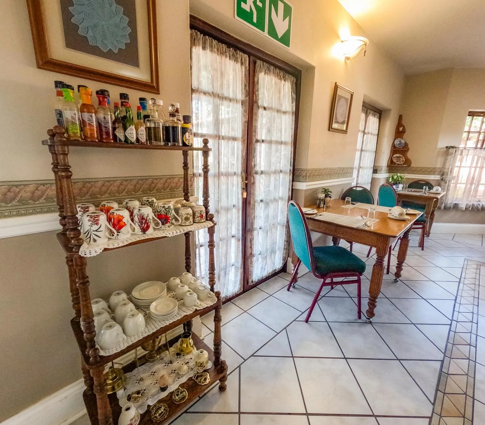 Dining area in Westlodge at Graskop B&B