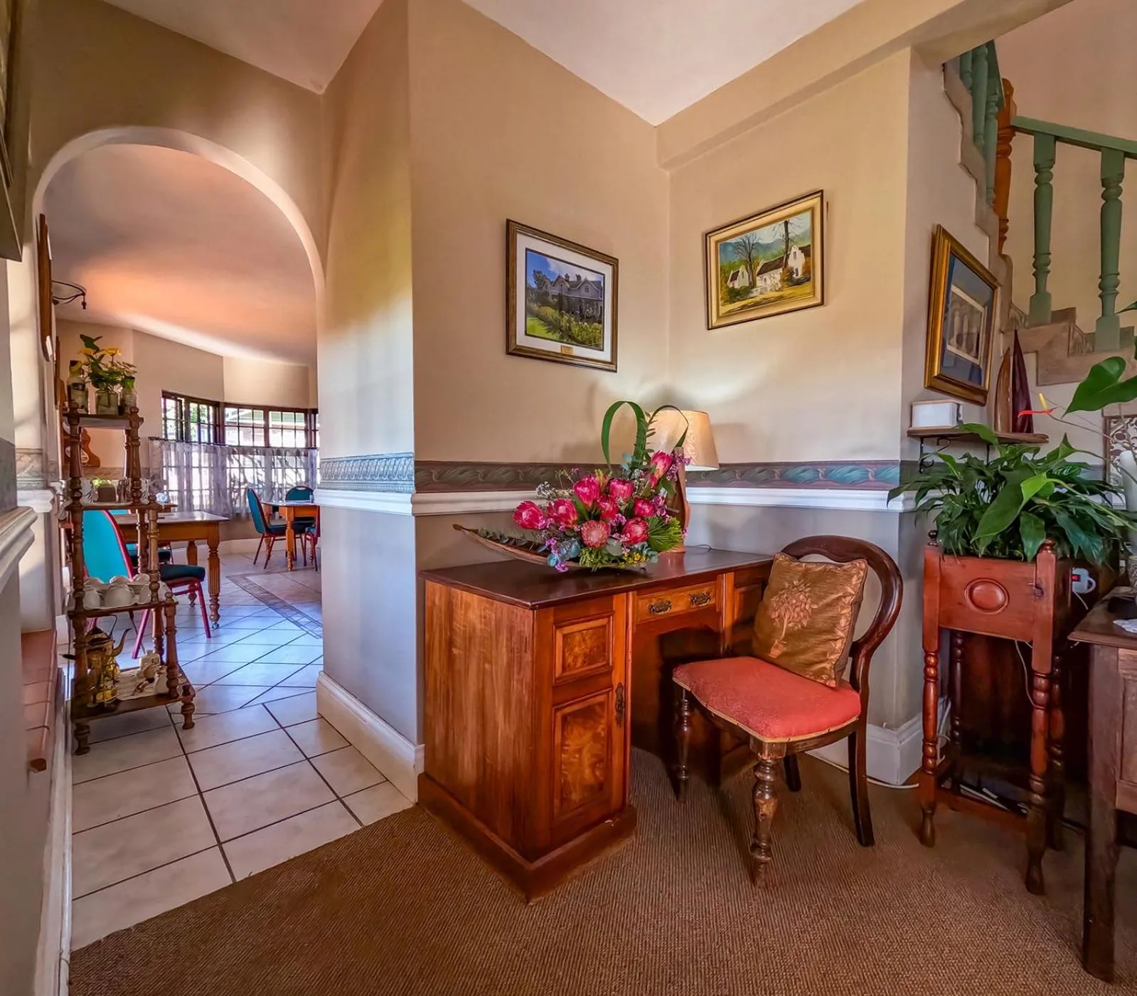 Living room in Westlodge at Graskop B&B
