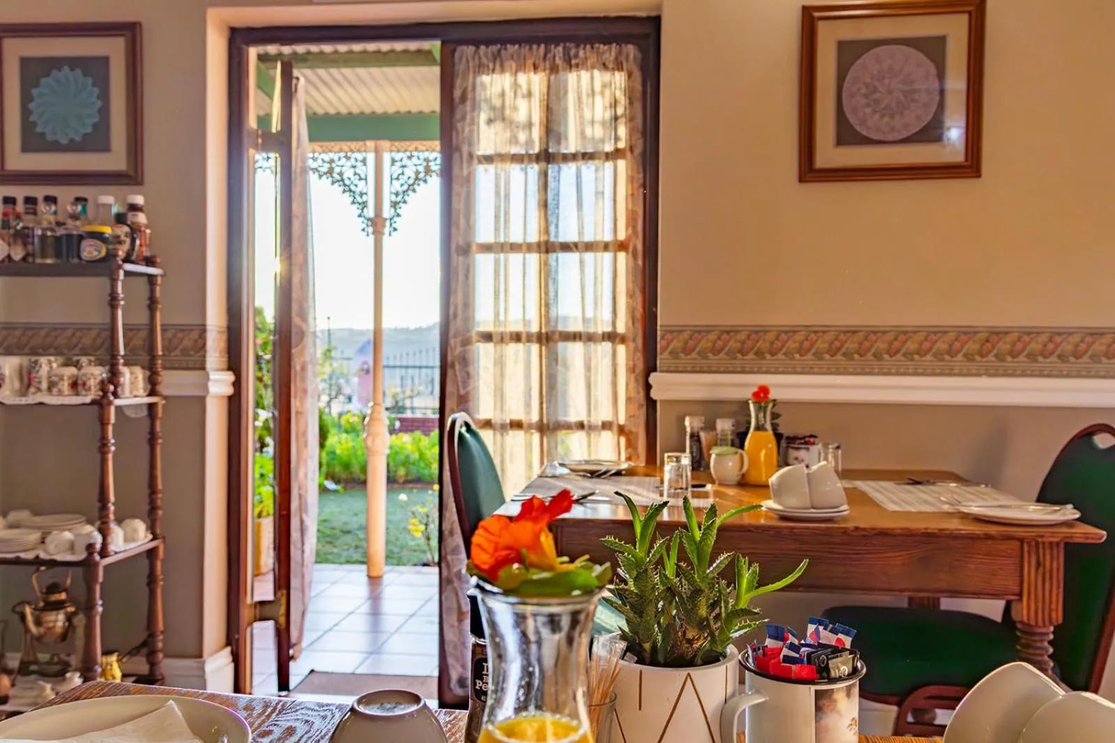 Dining area in Westlodge at Graskop B&B