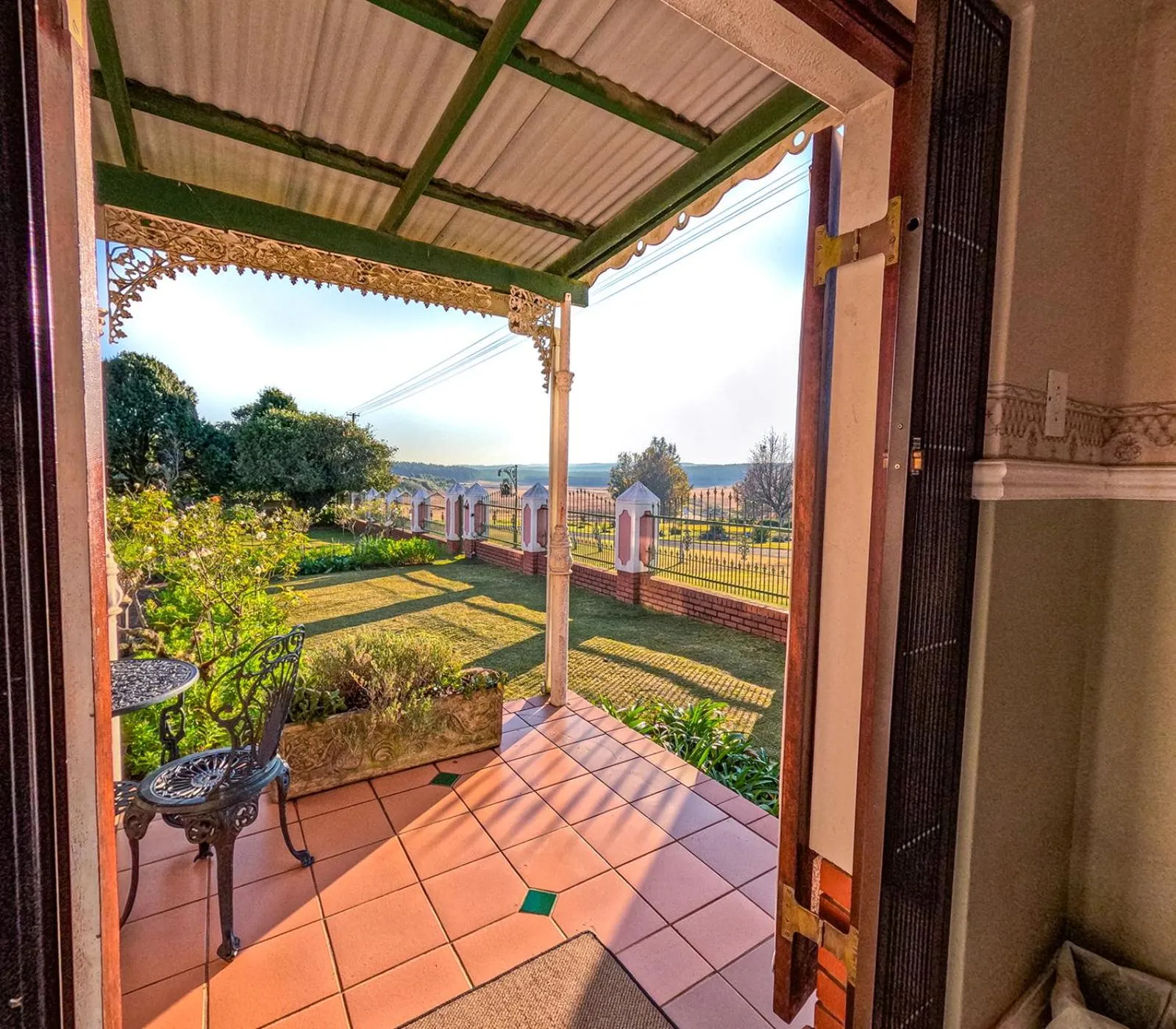 Garden view in Westlodge at Graskop B&B