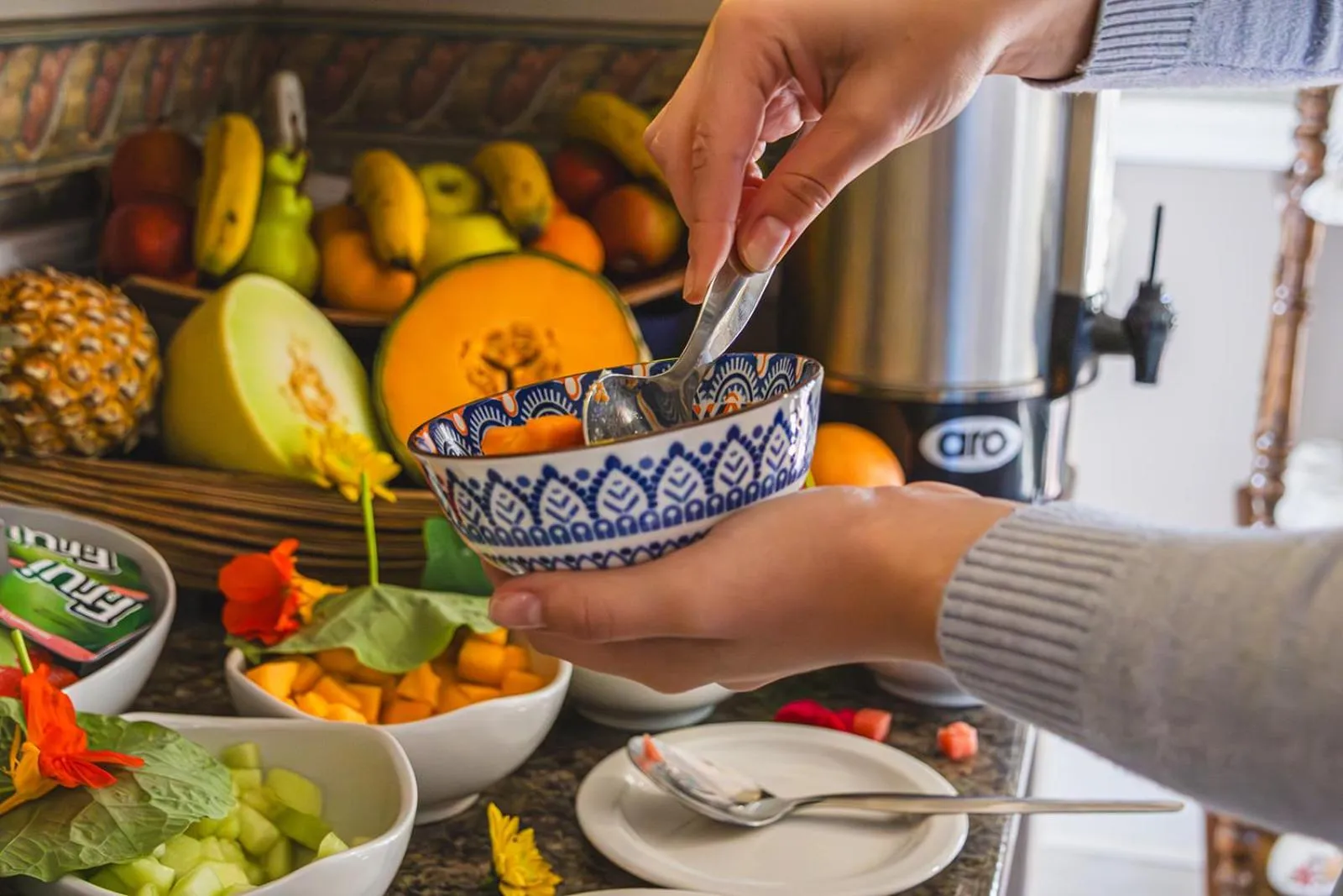 Continental breakfast in Westlodge at Graskop B&B