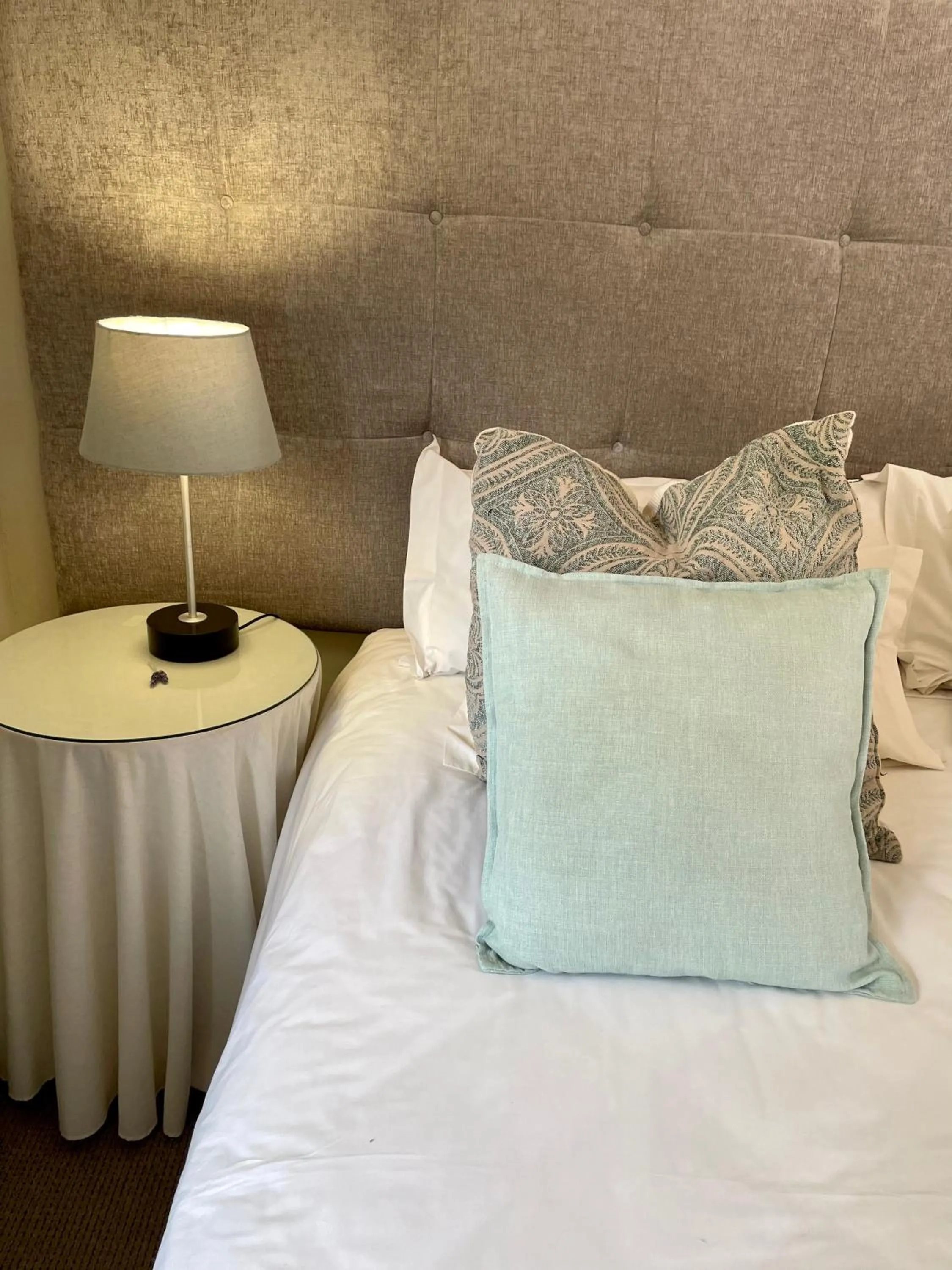 Bed in Sandra's Guest House