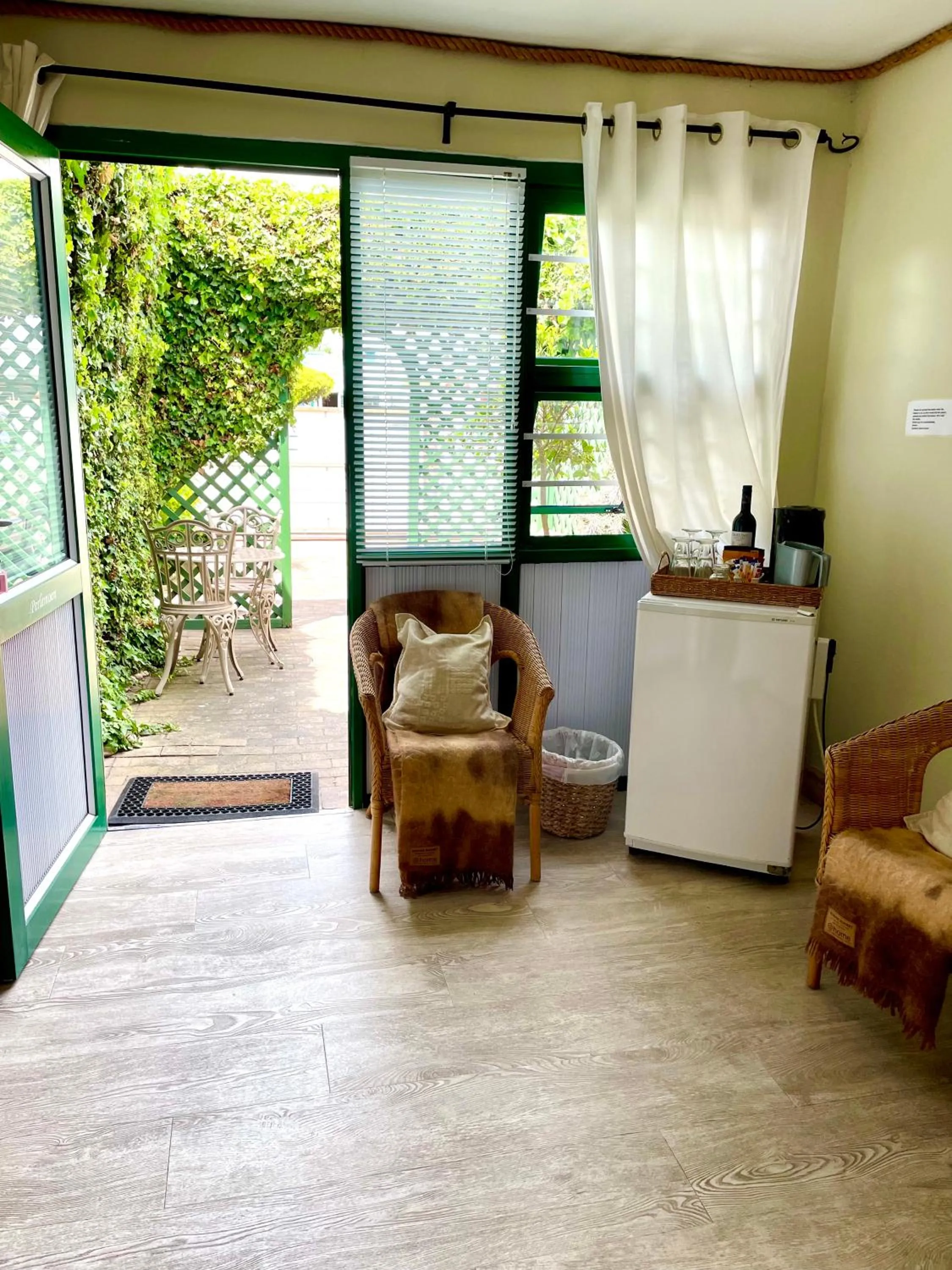 Seating area in Sandra's Guest House