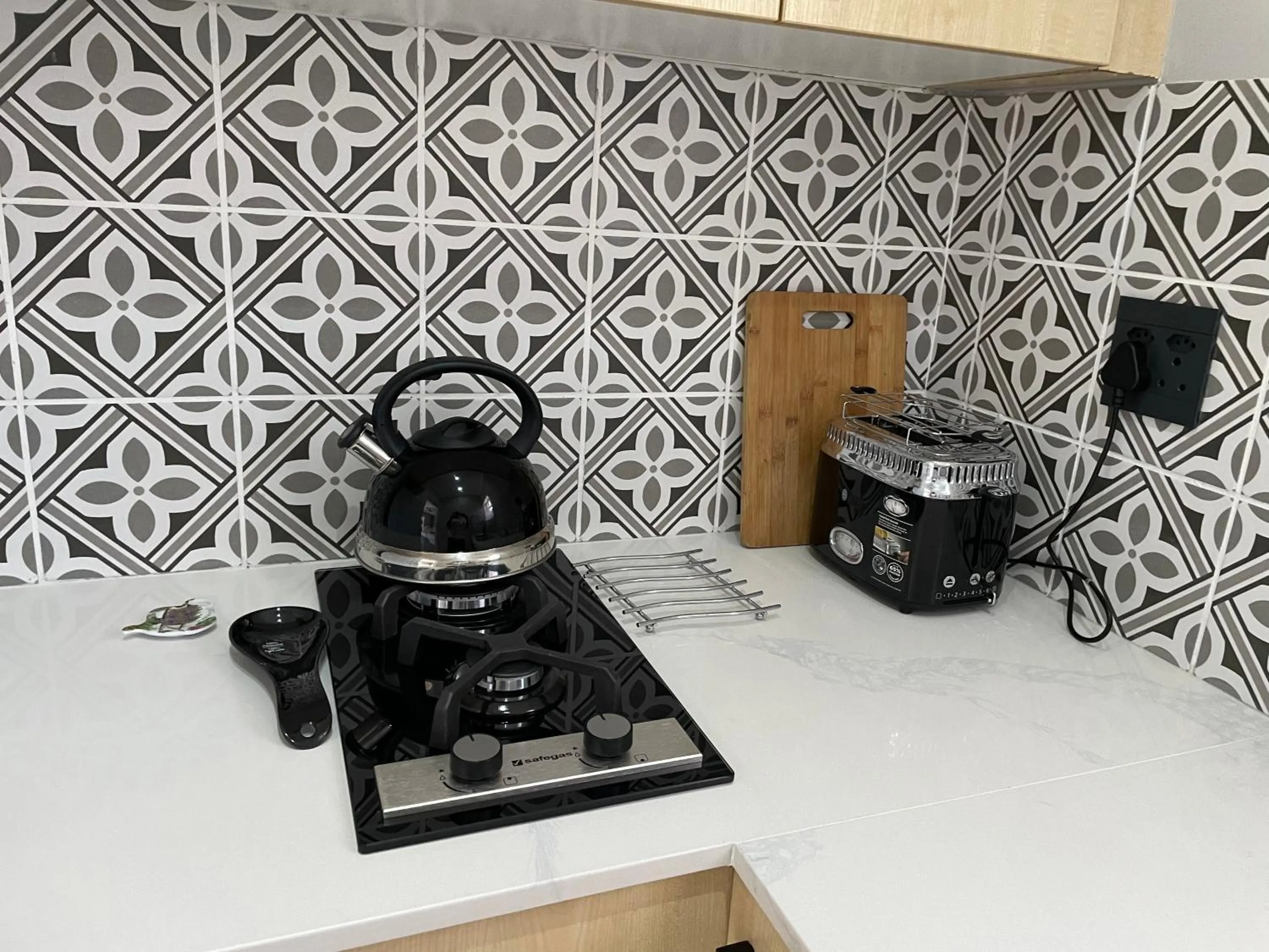 Kitchen or kitchenette in Sandra's Guest House