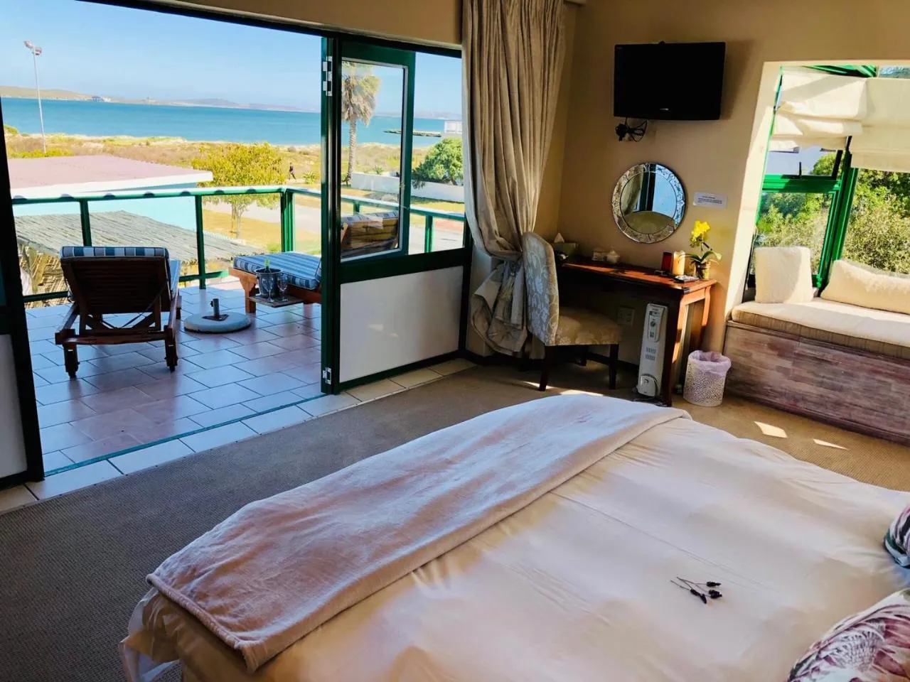 Balcony/Terrace, Bed in Sandra's Guest House