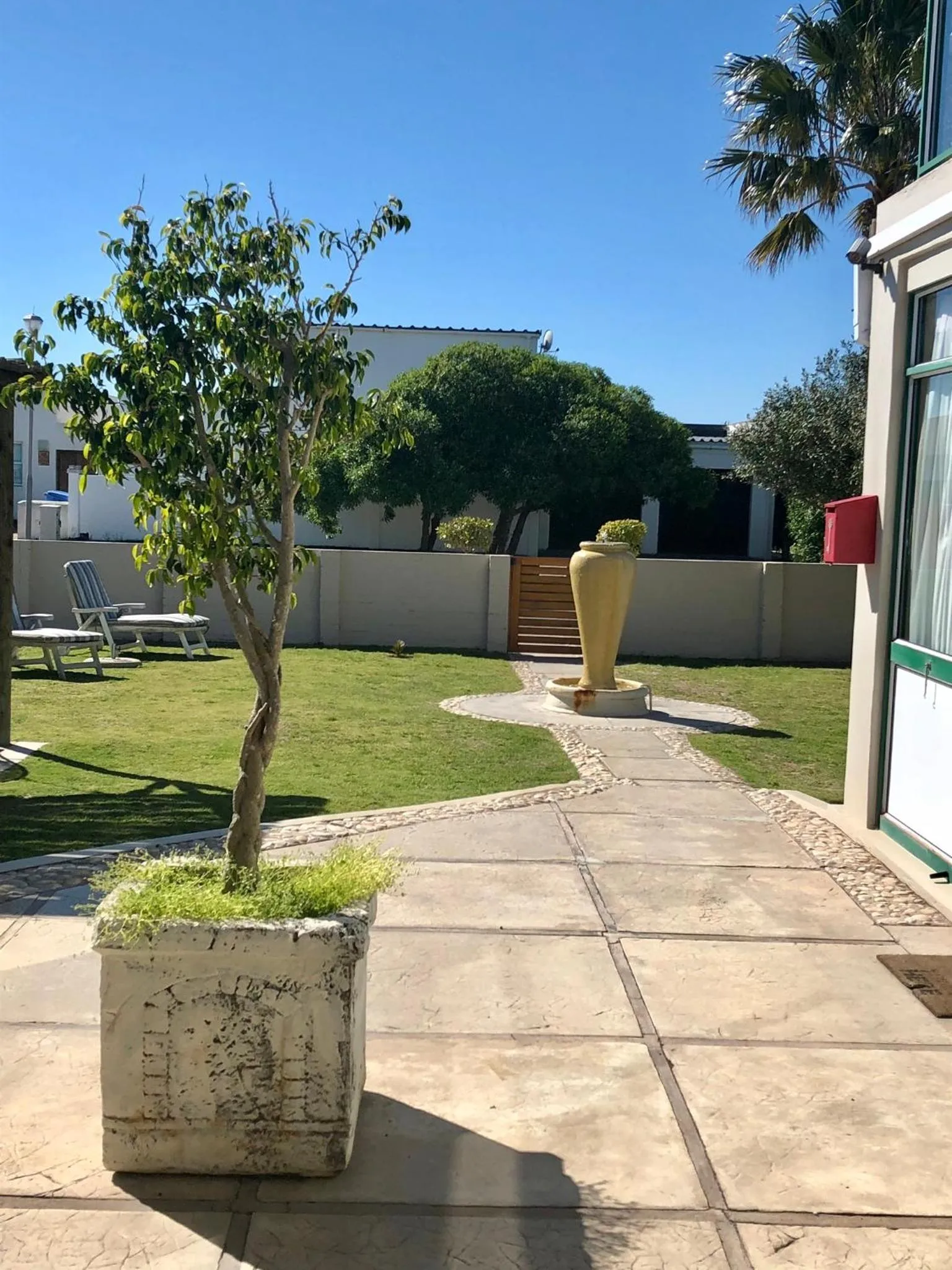 Patio in Sandra's Guest House