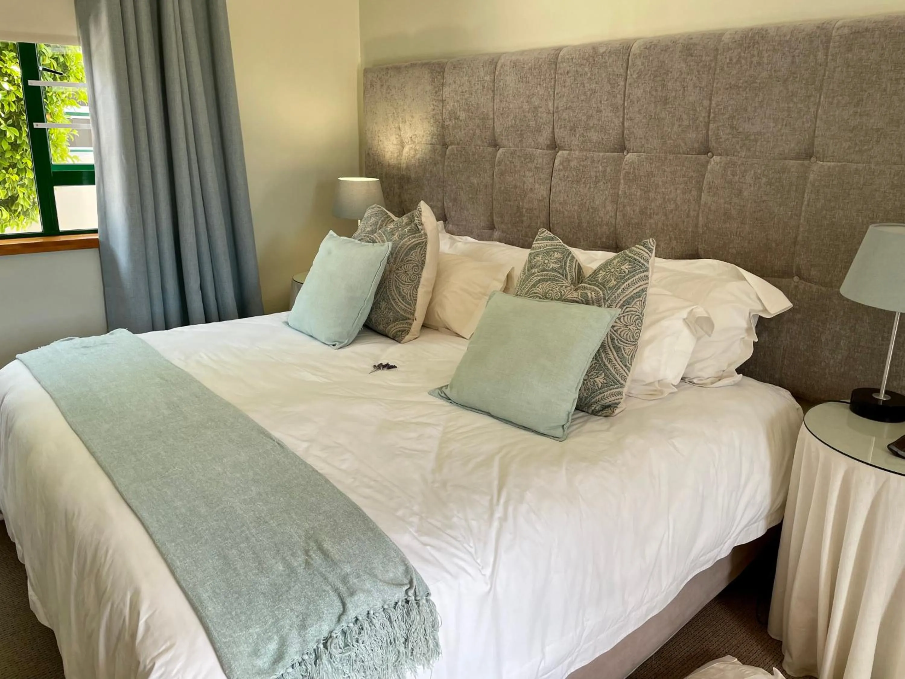 Bed in Sandra's Guest House