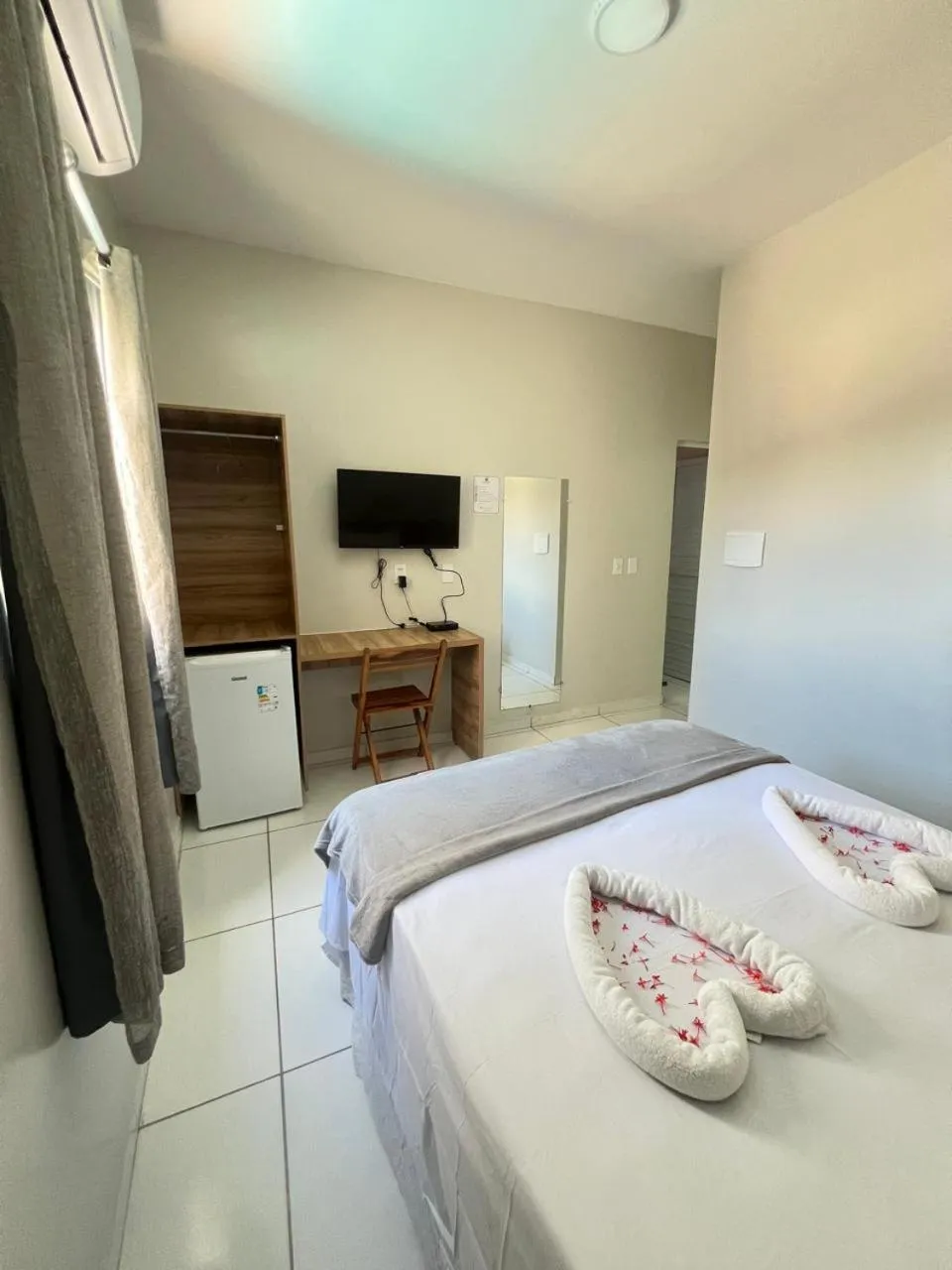 Bed in Pousada Praia Bela