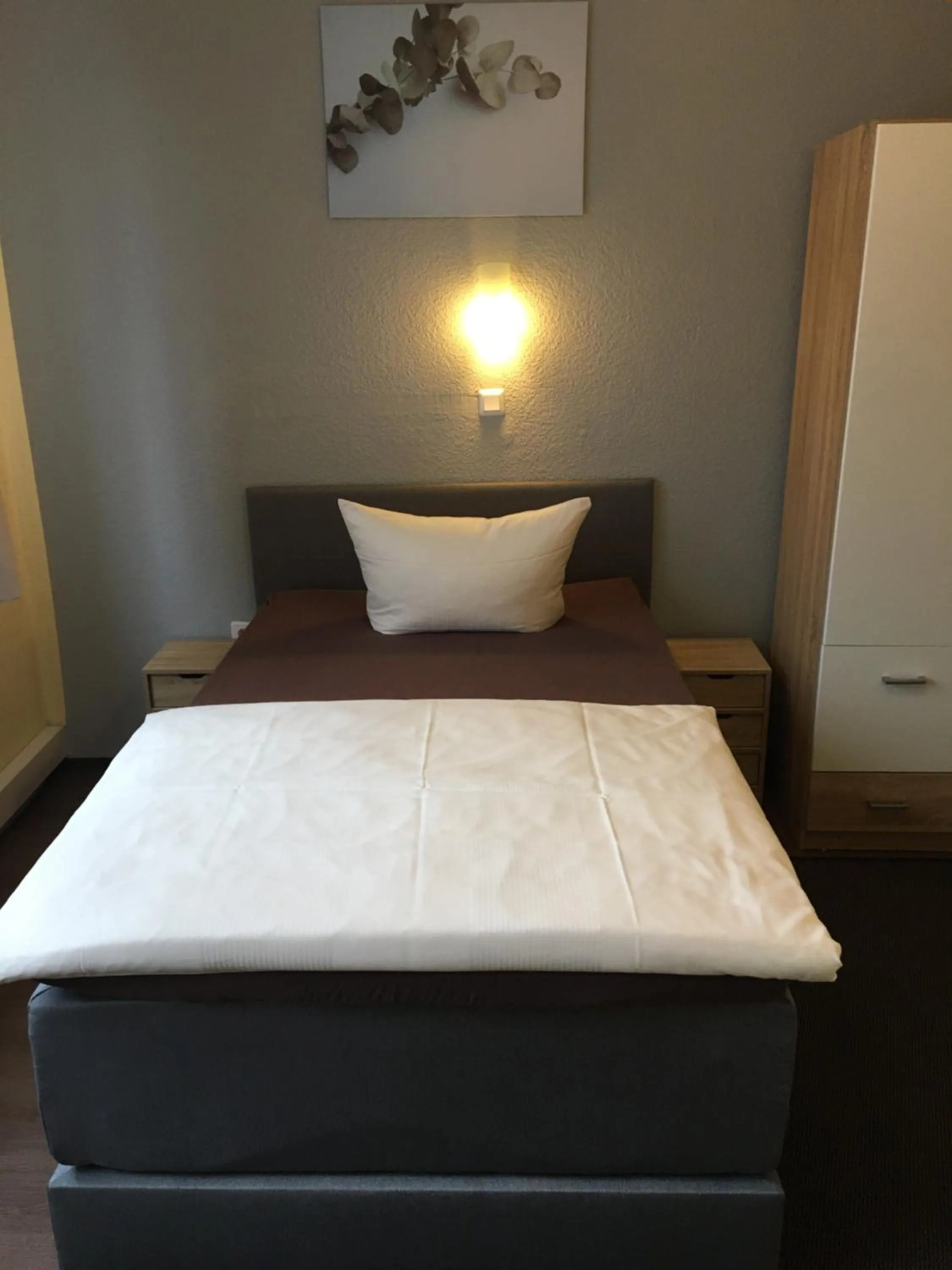 Bed in Hotel Sieme