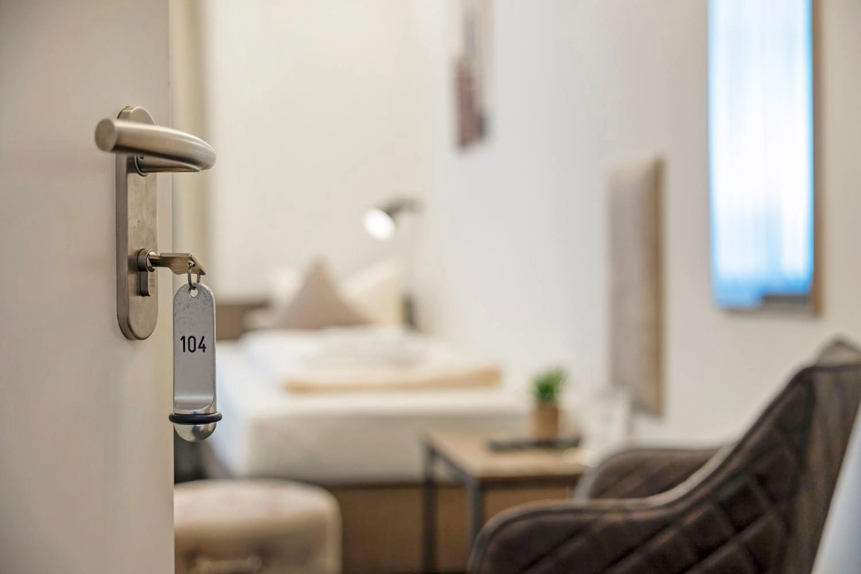 Photo of the whole room, Bed in Auto-Parkhotel Hamburg St Pauli