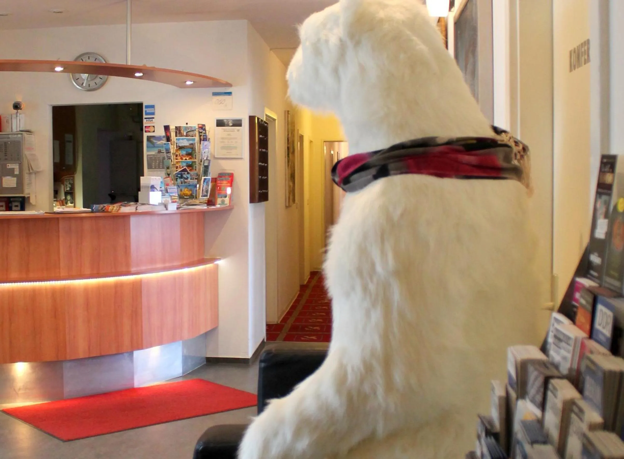 Lobby or reception in Hotel Kaiser