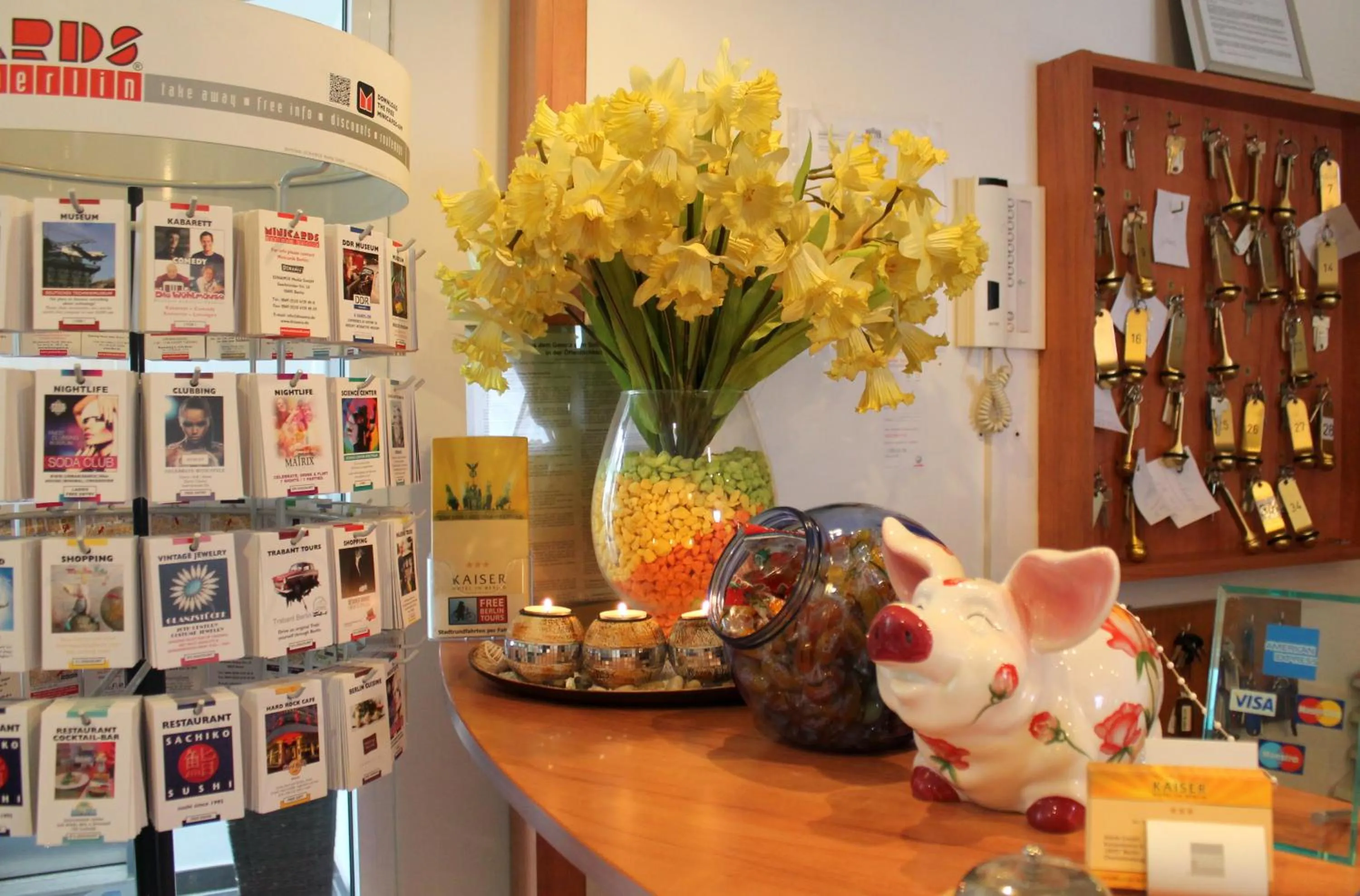 Lobby or reception in Hotel Kaiser