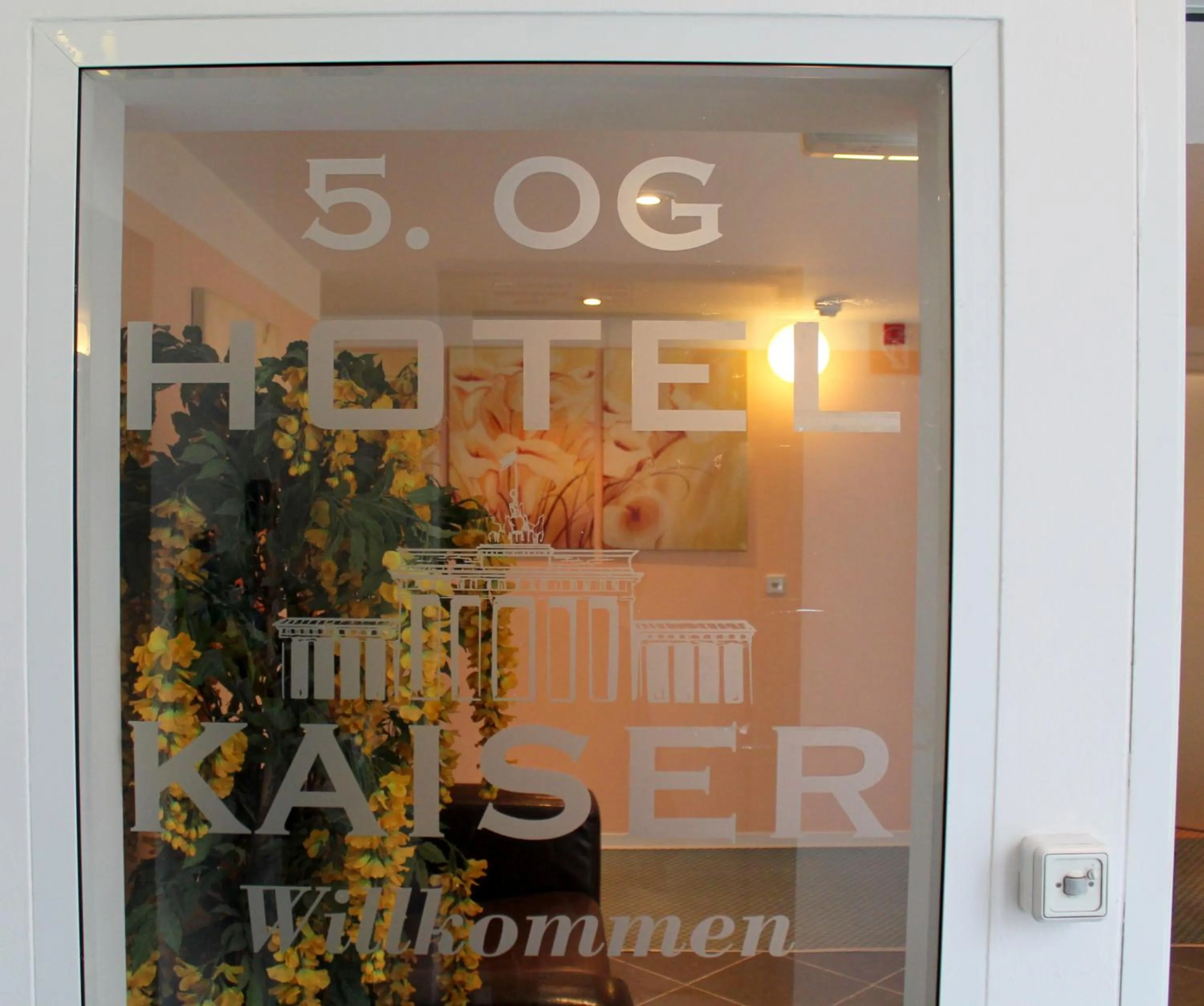Property logo or sign in Hotel Kaiser