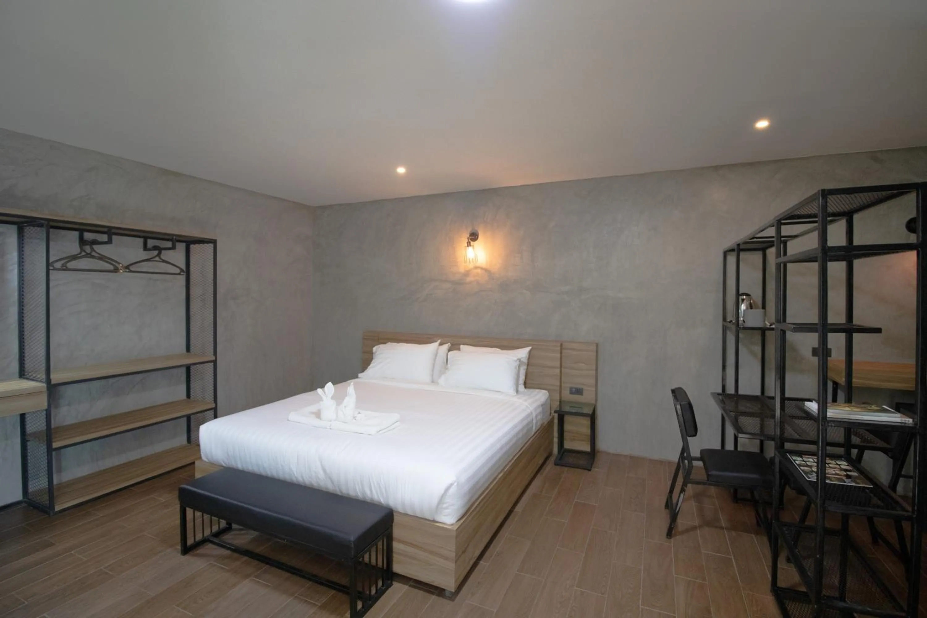 Bedroom, Bed in Rabbit Hotel Phimai